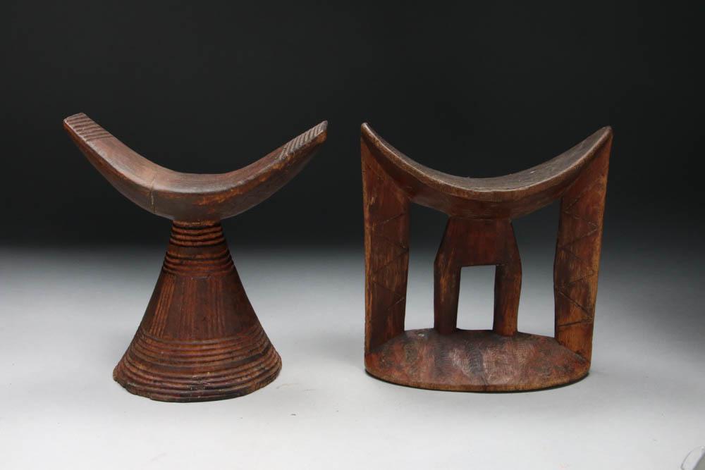 African Art Head Rests (1 of 6)