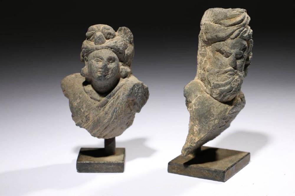 Gandharan Schist Heads (1 of 4)