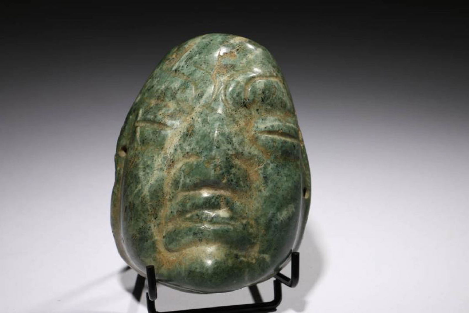 Pre-Columbian Olmec Jade Head (1 of 6)