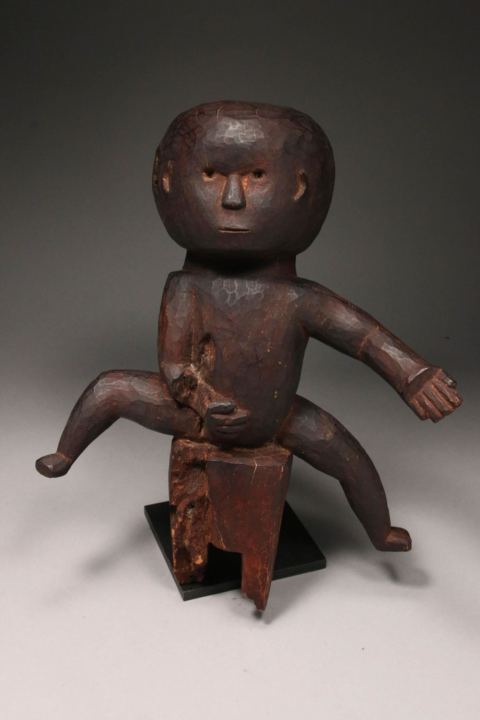 Indonesia Wood Baby Statue (1 of 7)