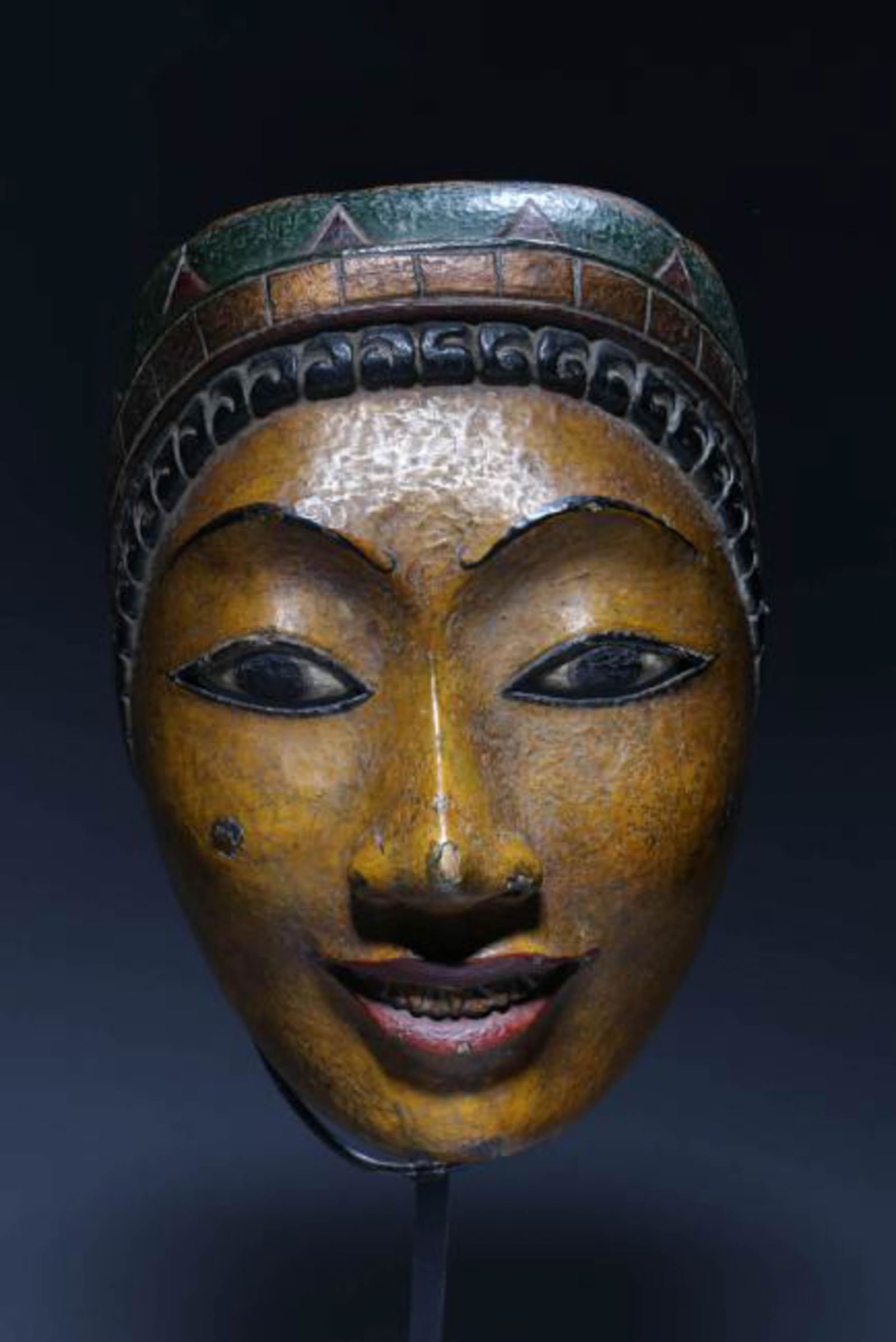 Indonesian Wood Festival Mask (1 of 4)