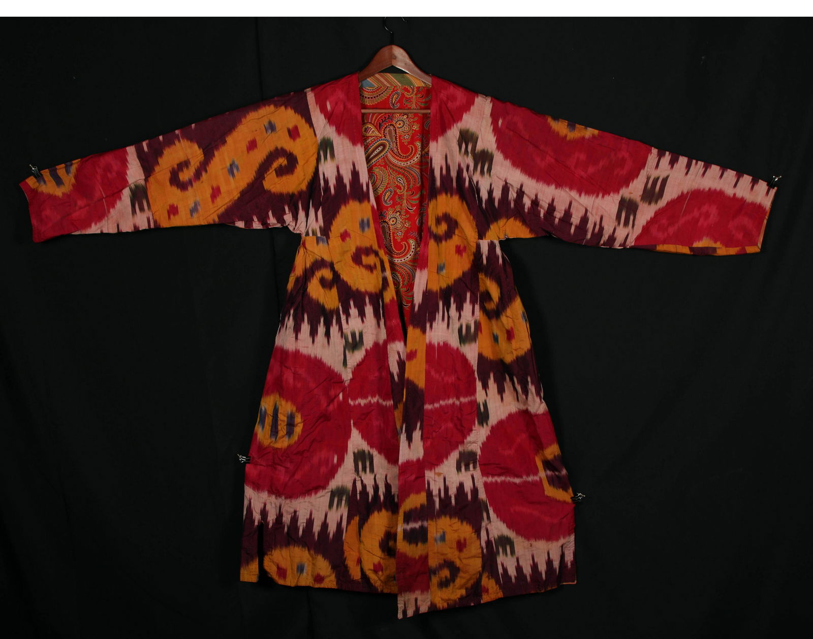 Turkmen Silk Ikat coat (1 of 7)