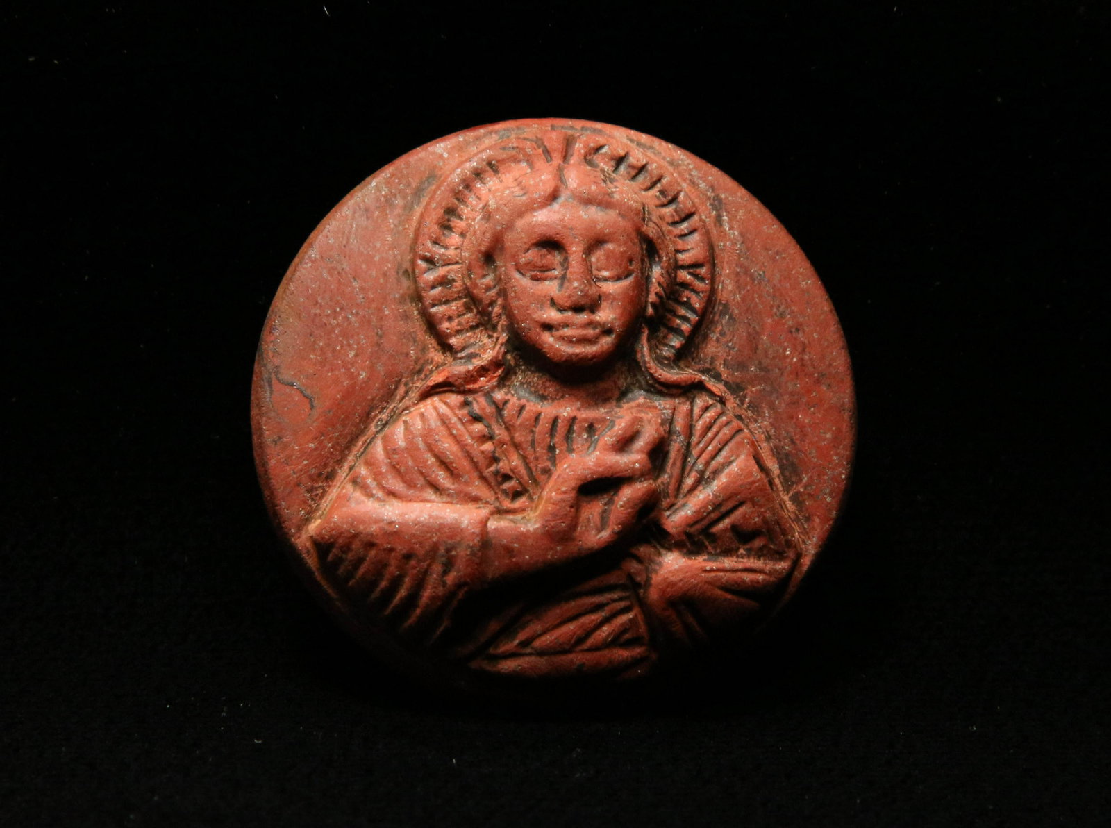 Byzantine Cameo: A Byzantine engraved stone cameo