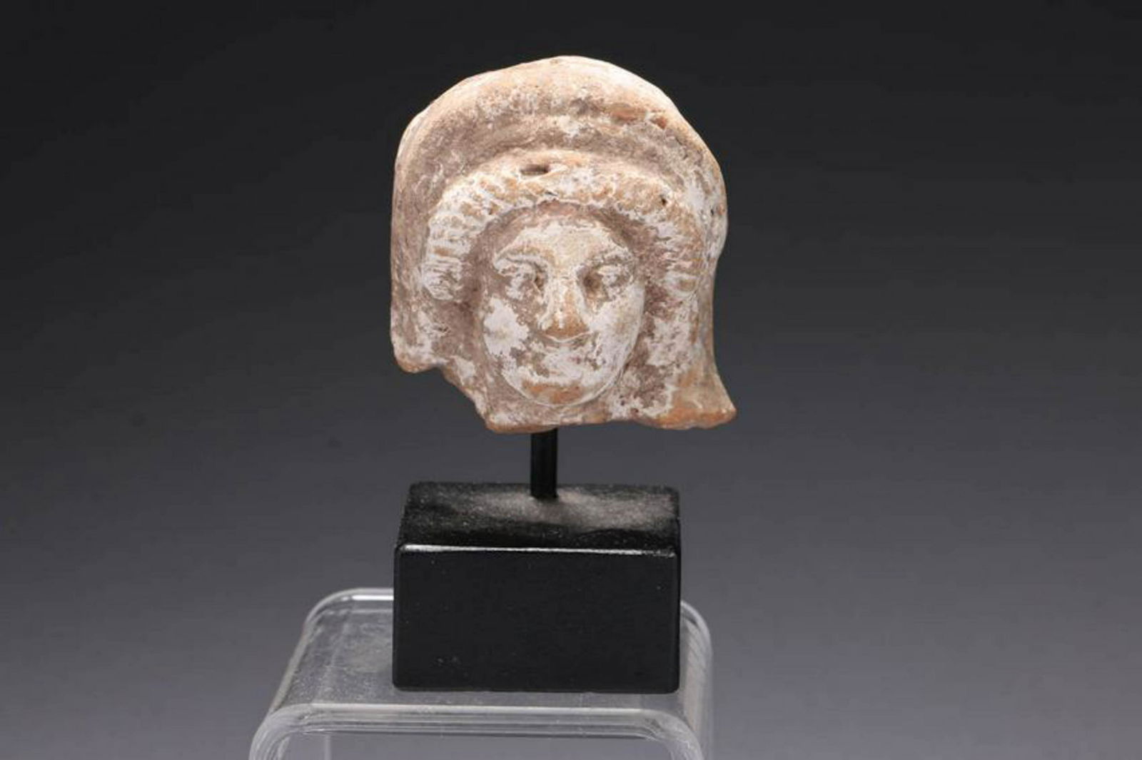Roman-Egyptian Pottery Head (1 of 4)