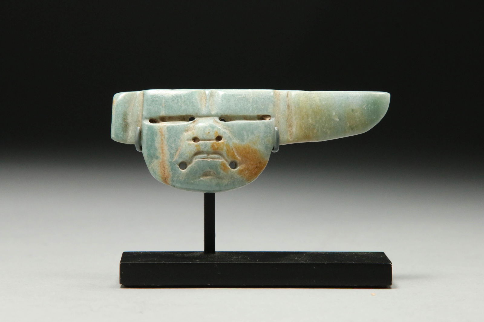 Pre-Columbian Jade Olmec Pectoral (1 of 4)