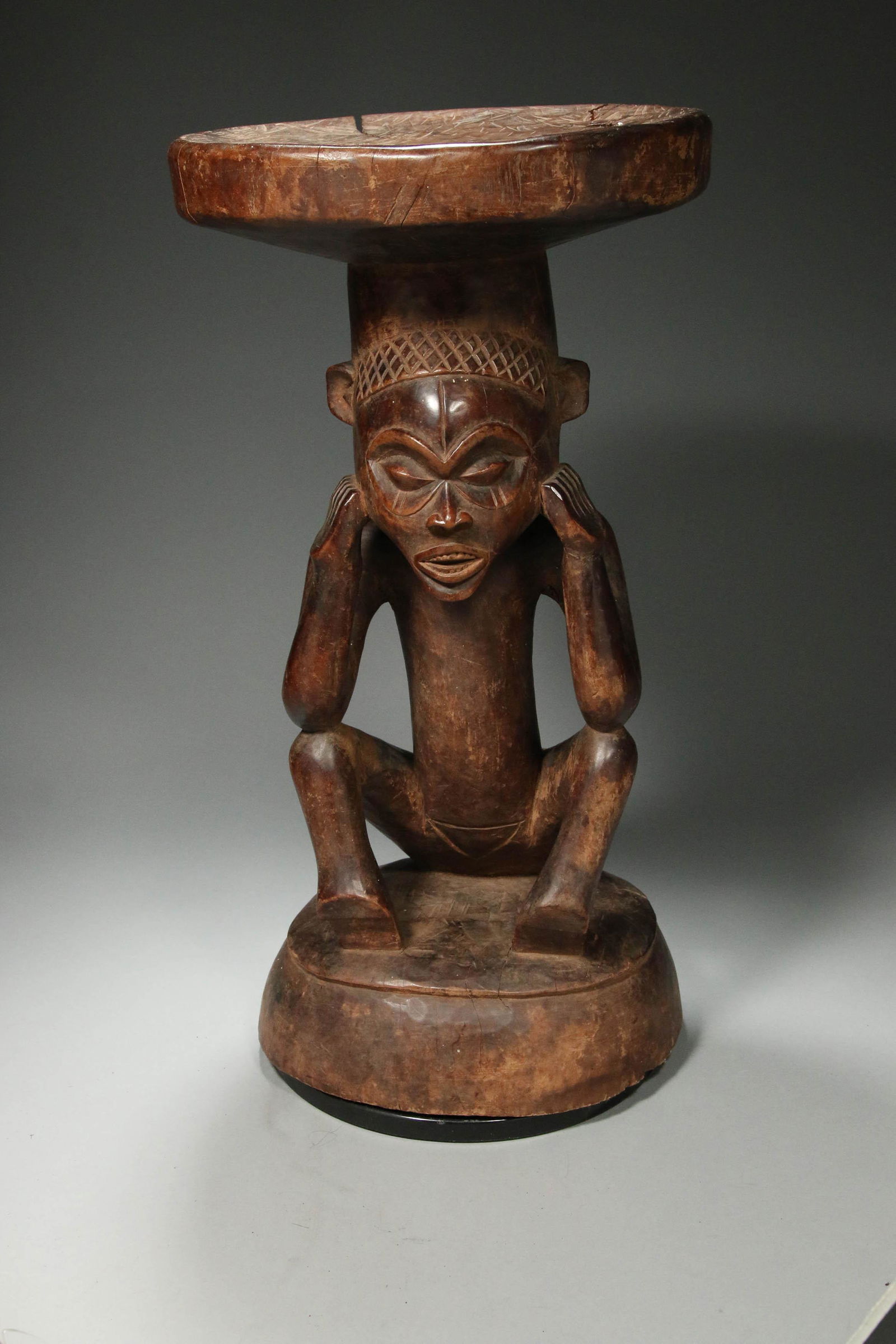 African Art Luba Stool (1 of 9)