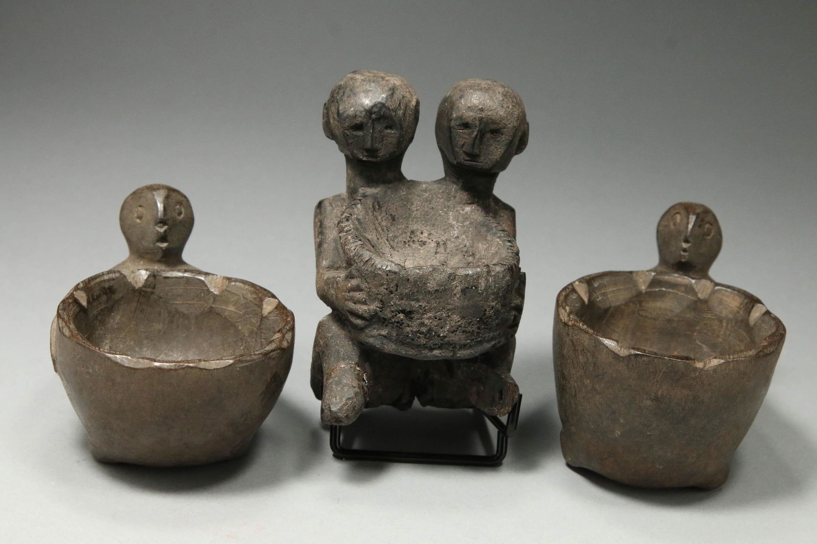 Philippine Bulul Bowl Statues (1 of 4)