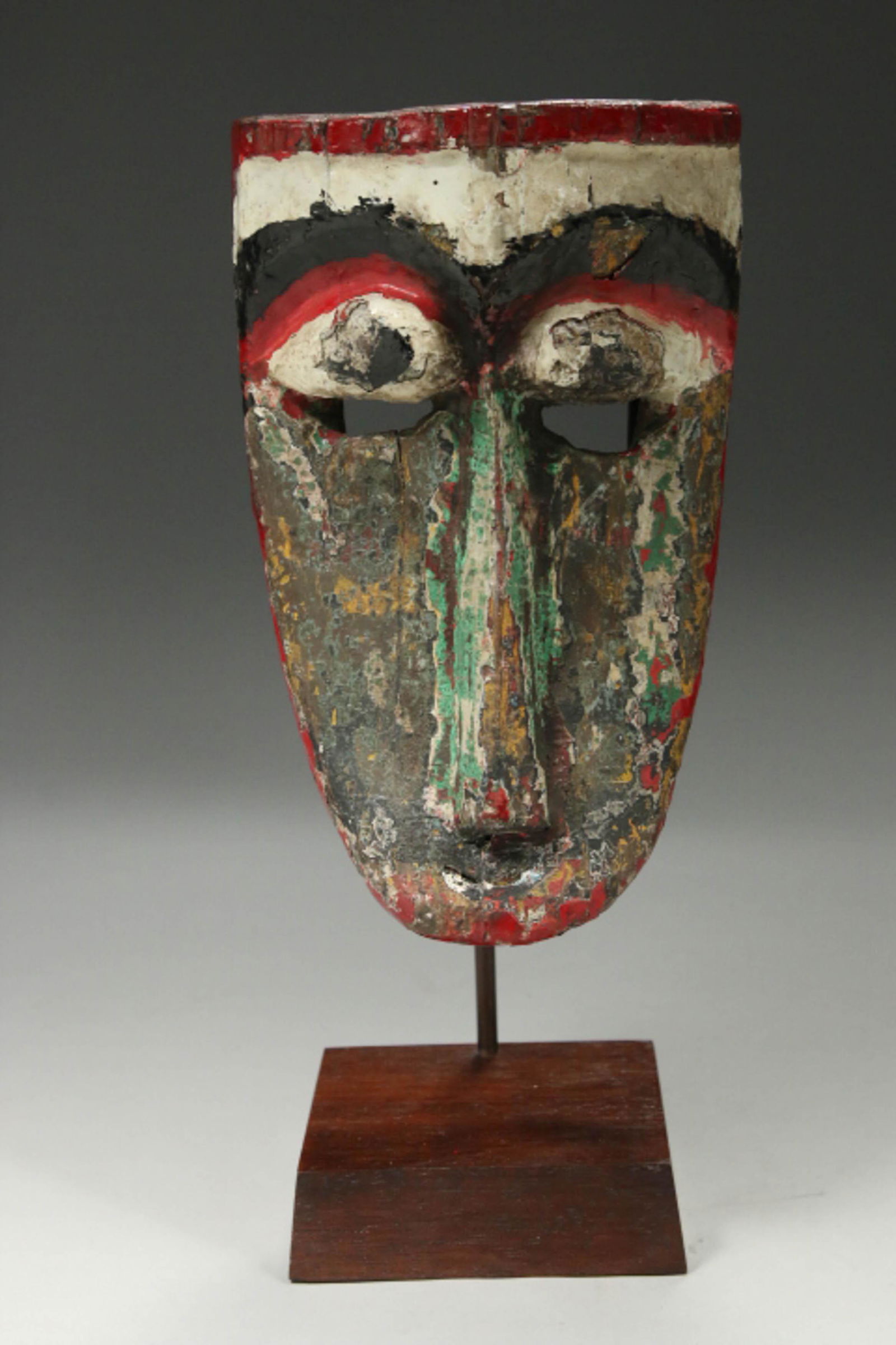 Hand carved Wooden Guatemala Ritual Mask CA mid 20th century (1 of 8)