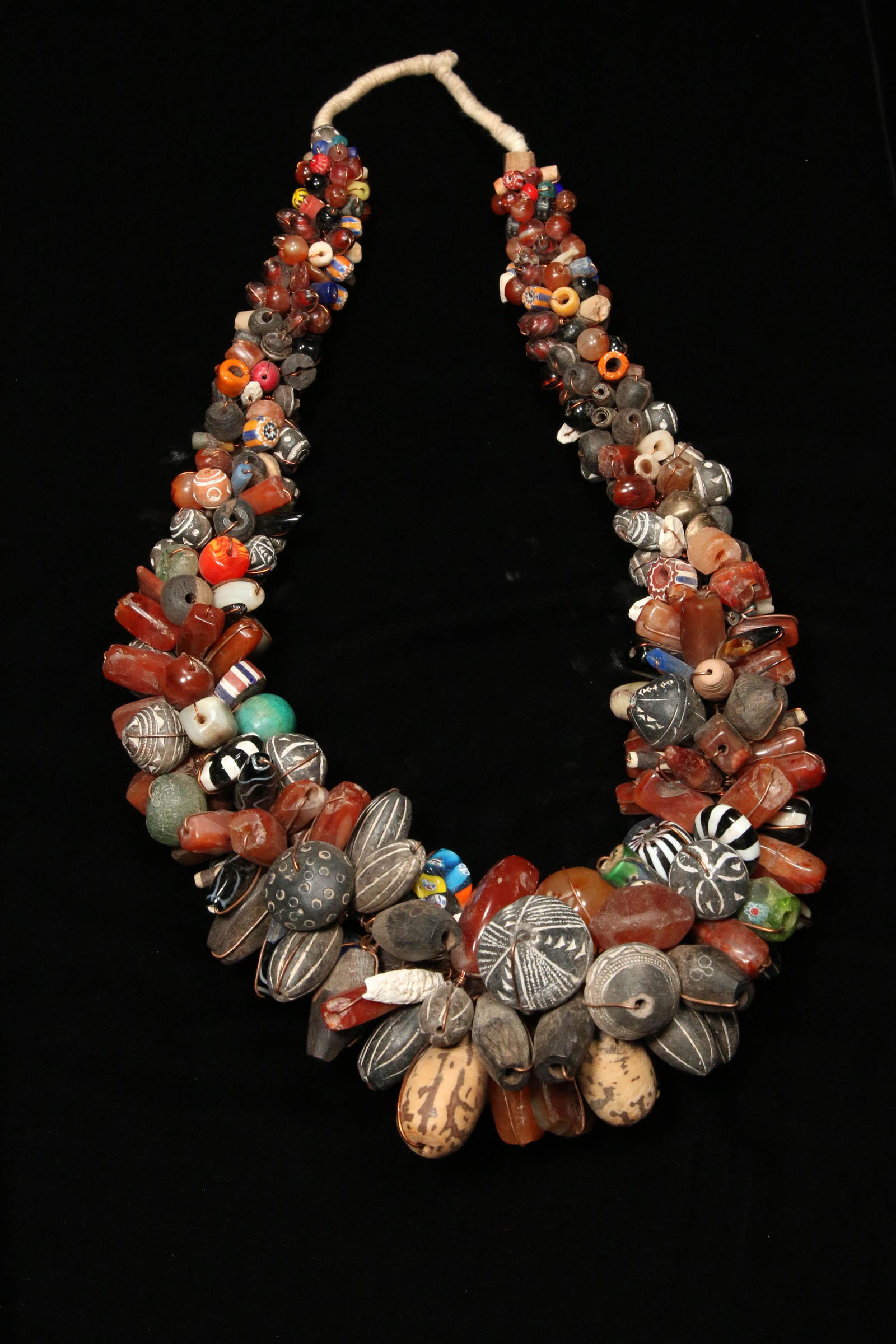African Trade Bead Necklace (1 of 9)