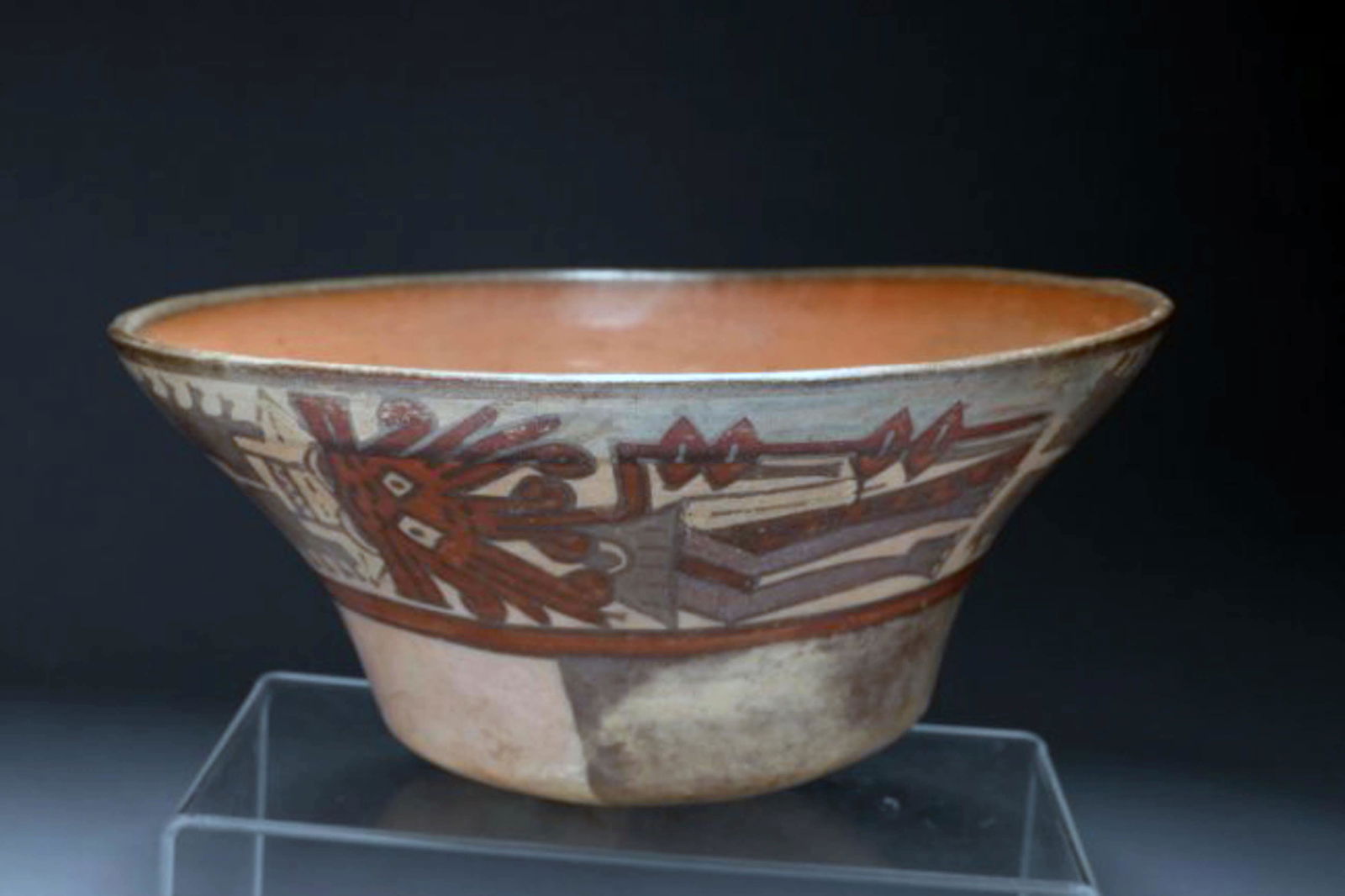 Pre-Columbian Nazca terracotta Bowl (1 of 6)