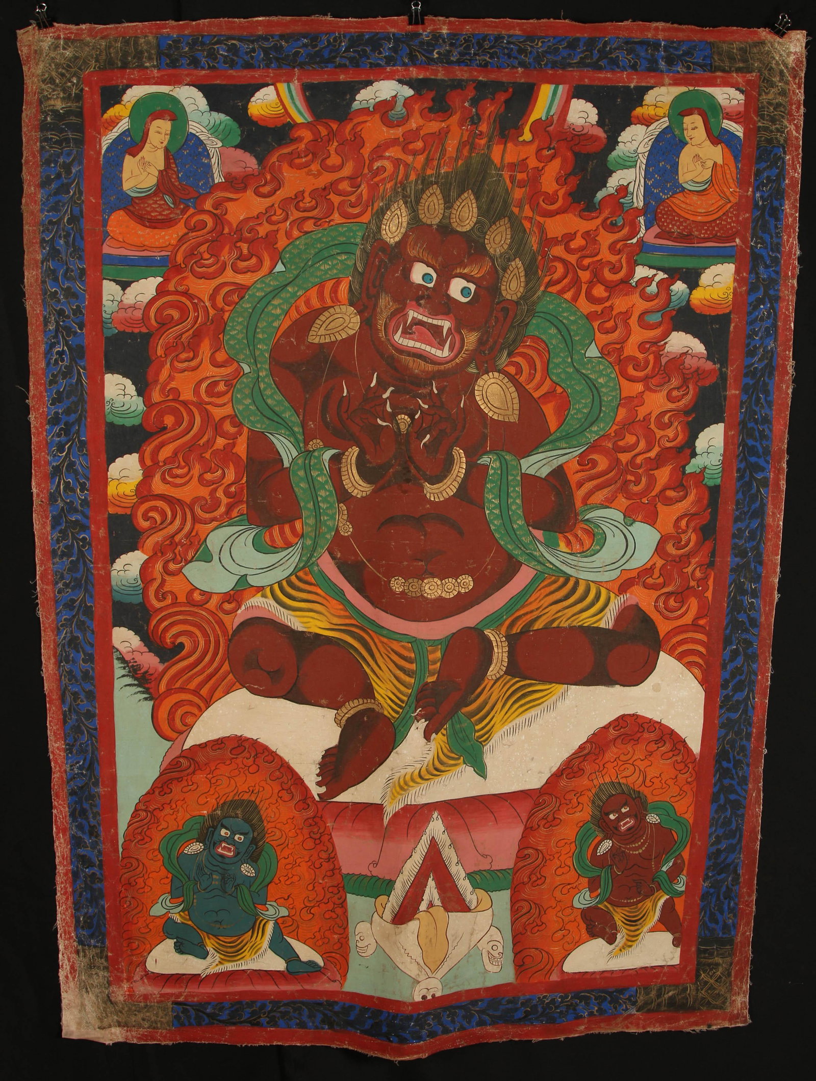 Tibetan Thangka: A Tibetan Thangka