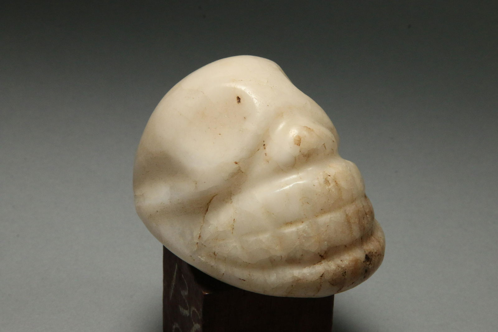 Pre-Columbian Taino Stone Skull (1 of 4)