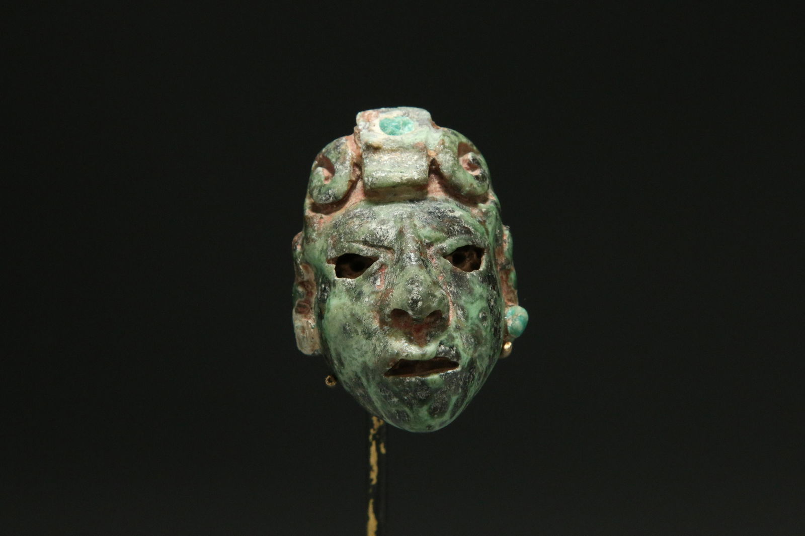 Pre-Columbian Jade Mayan Pendant (1 of 5)