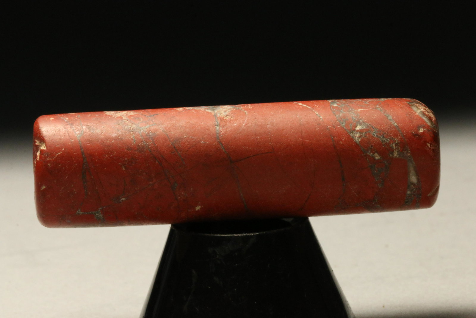 Ancient Jasper Tube Bead (1 of 3)