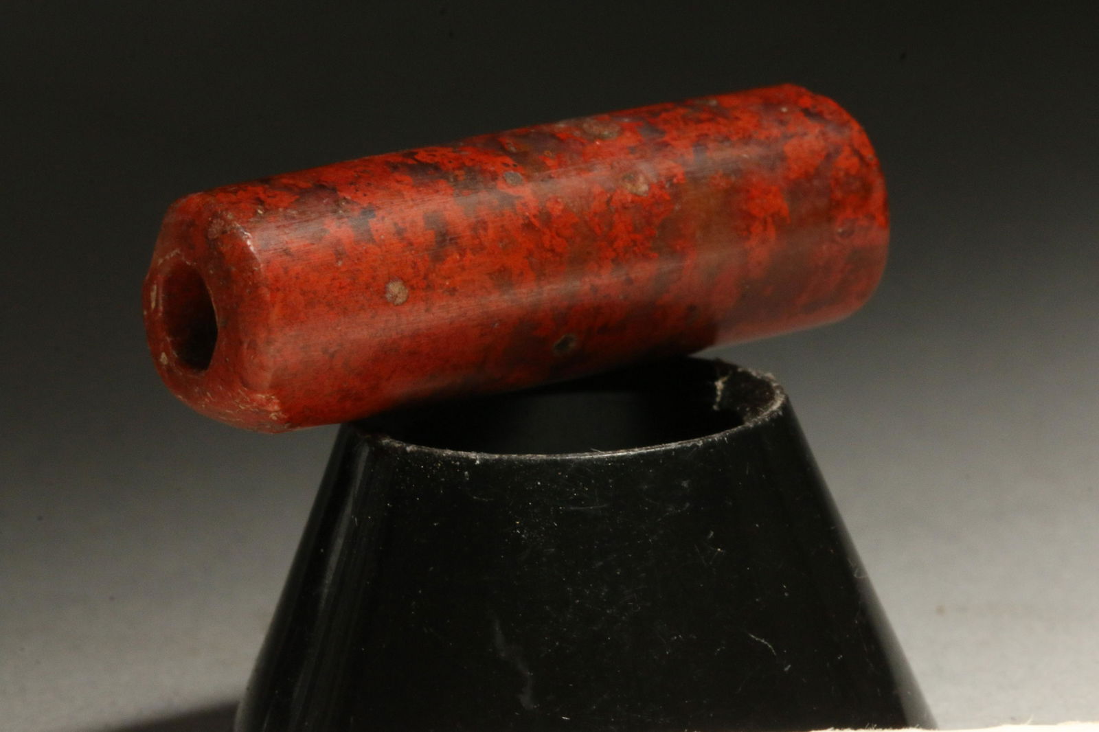 Ancient Jasper Tube Bead (1 of 2)