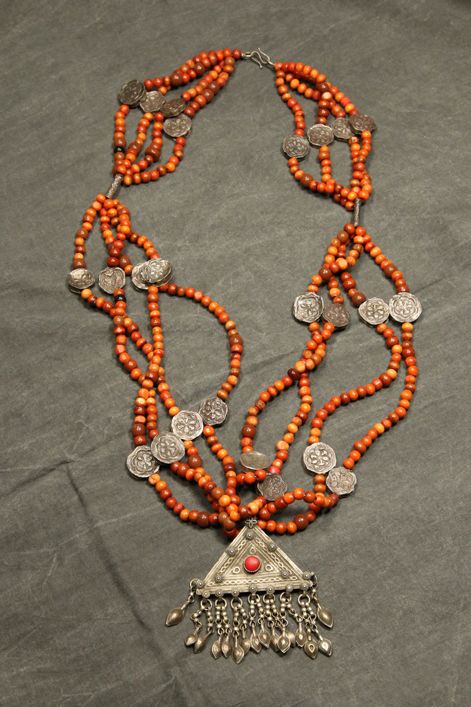 Antique Tutkamen Tekke Amulet Necklace (1 of 5)