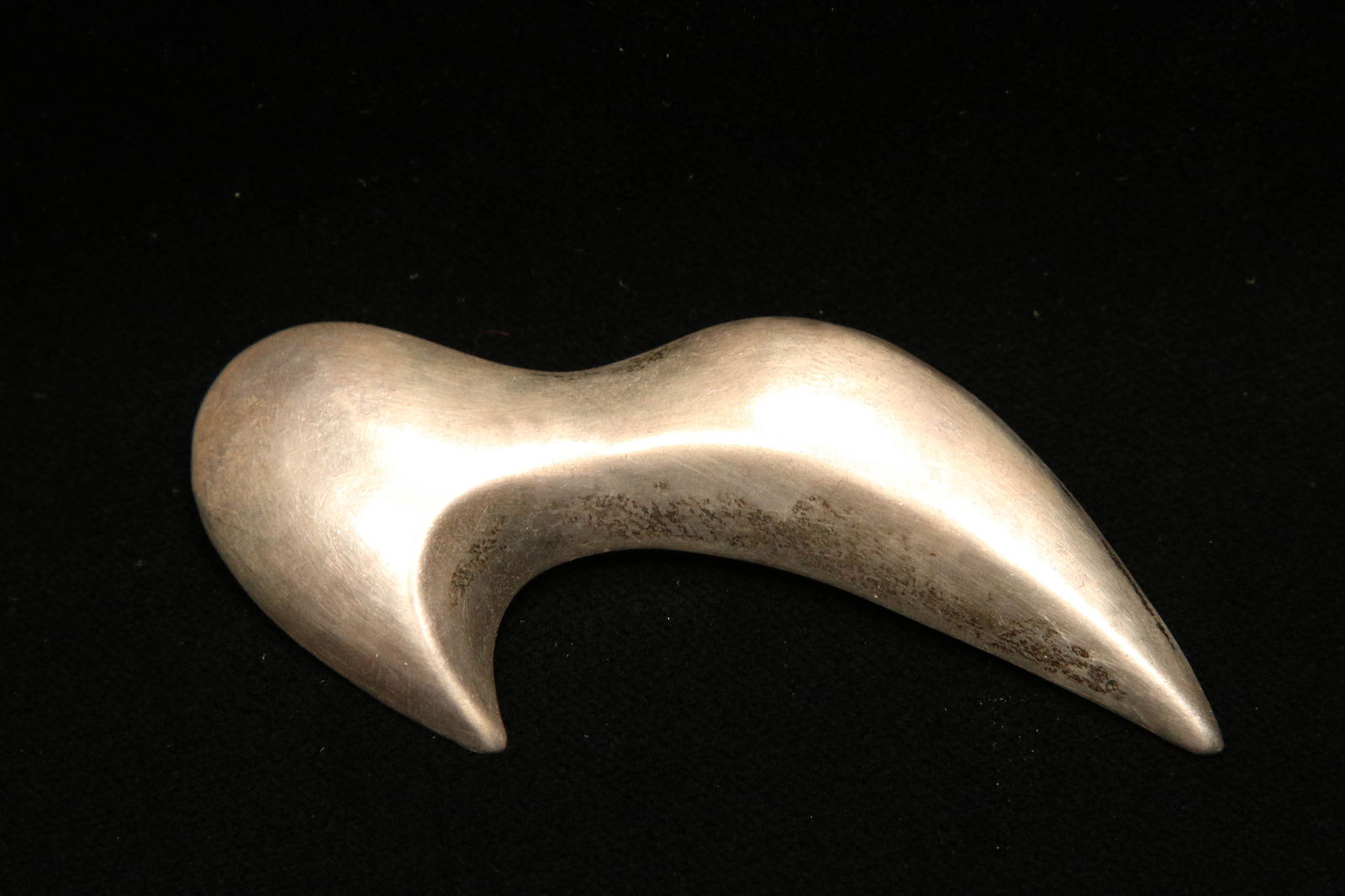 Vintage Minimalist Sterling Art Deco Brooch - Mexico (1 of 2)