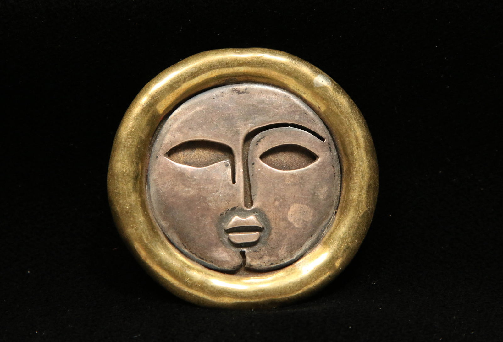 Vintage Sterling Silver Sun Brooch/Pin (1 of 2)