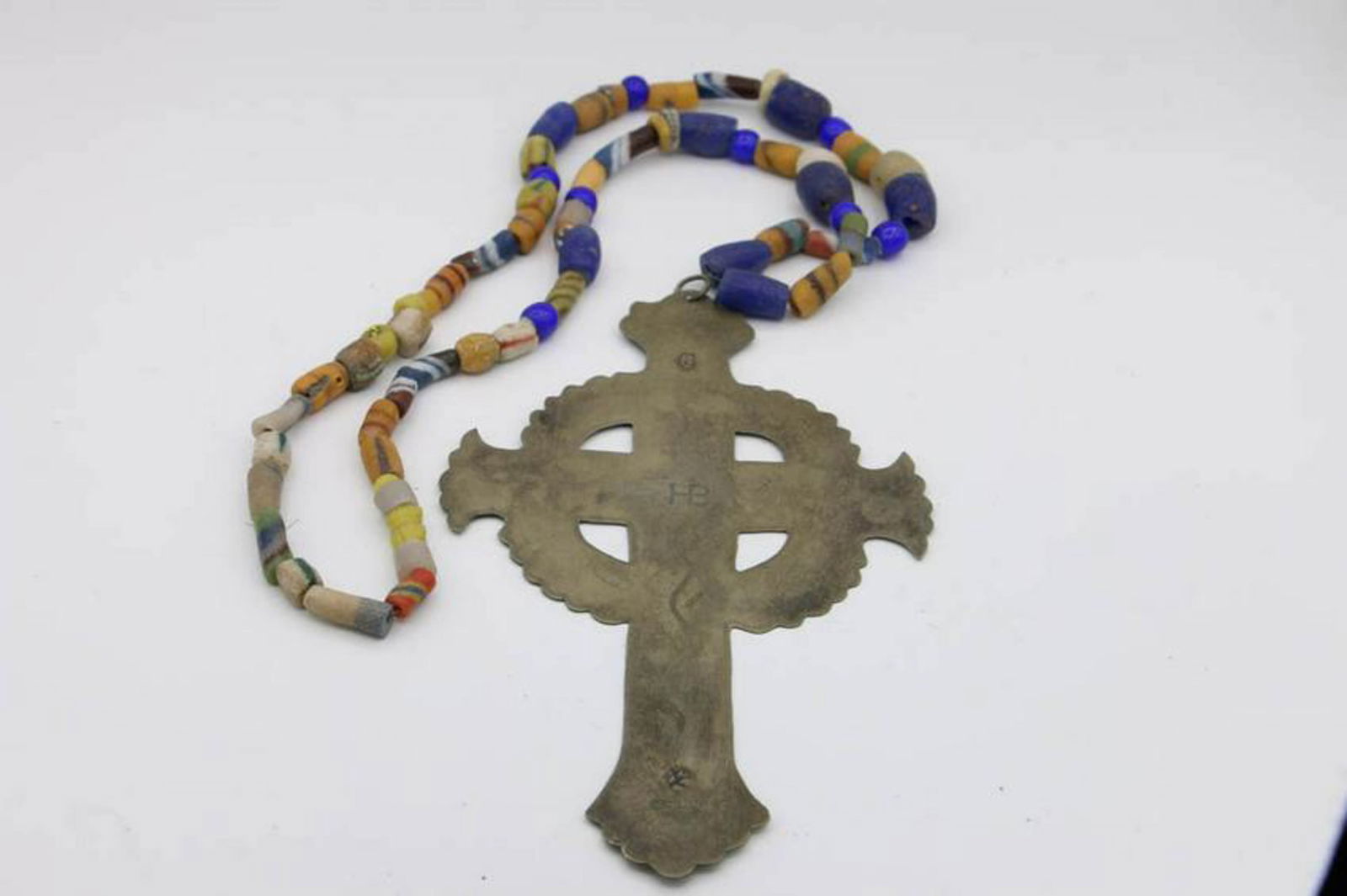 Native American Hudson Bay Cross with Trade Beads (1 of 5)