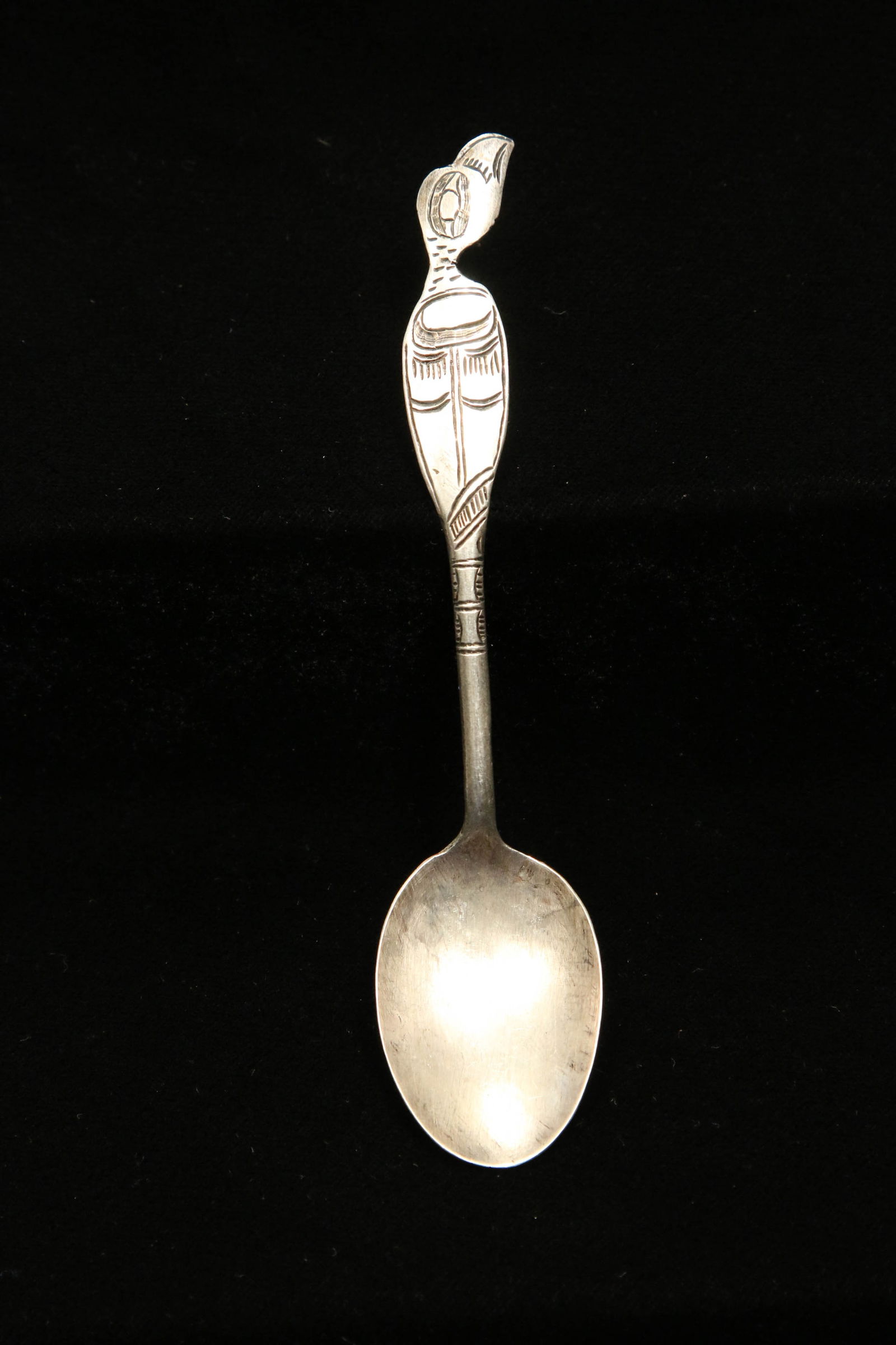 Native American Northwest Coast Silver Spoon (1 of 4)
