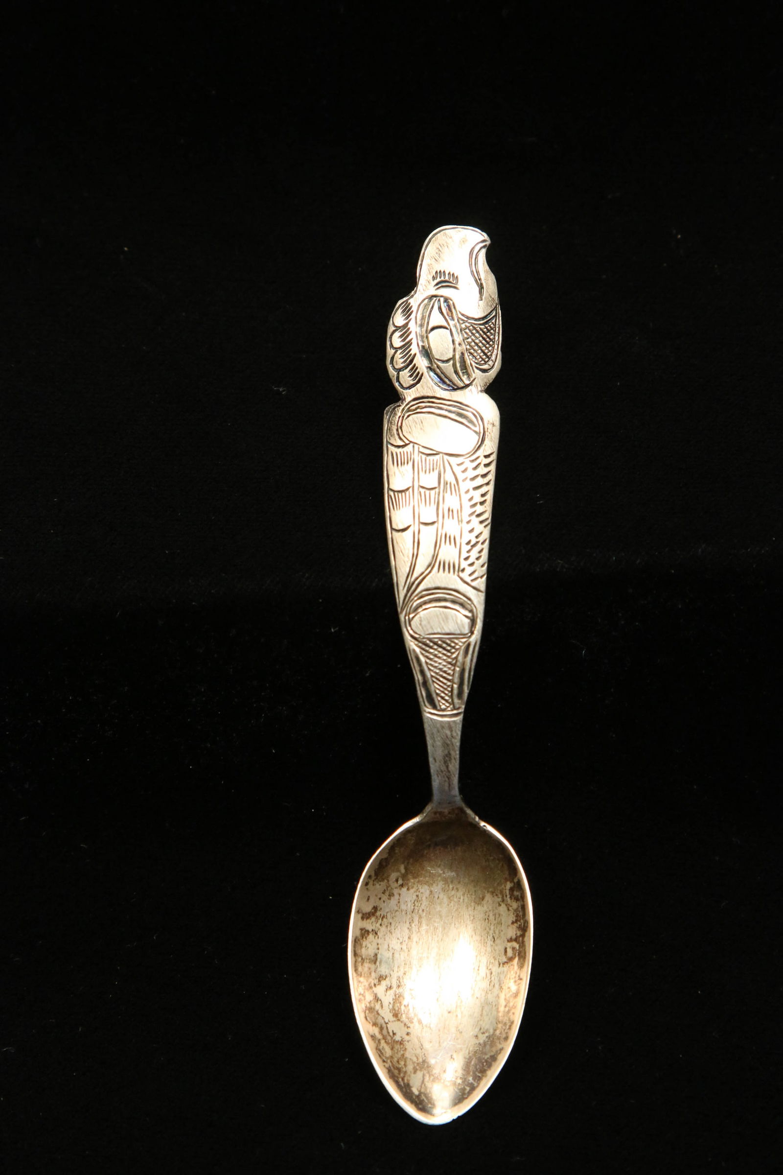 Native American Northwest Coast Silver Spoon (1 of 4)