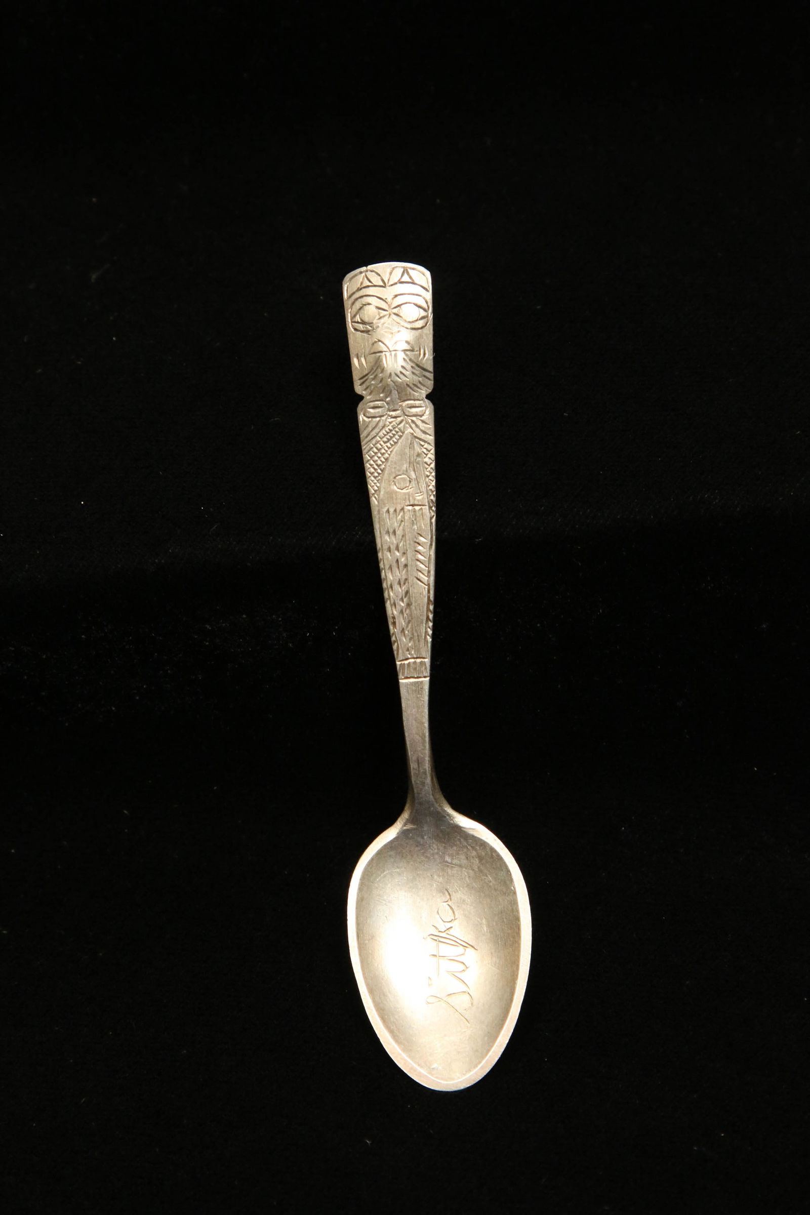 Native American Northwest Coast Silver Spoon (1 of 5)