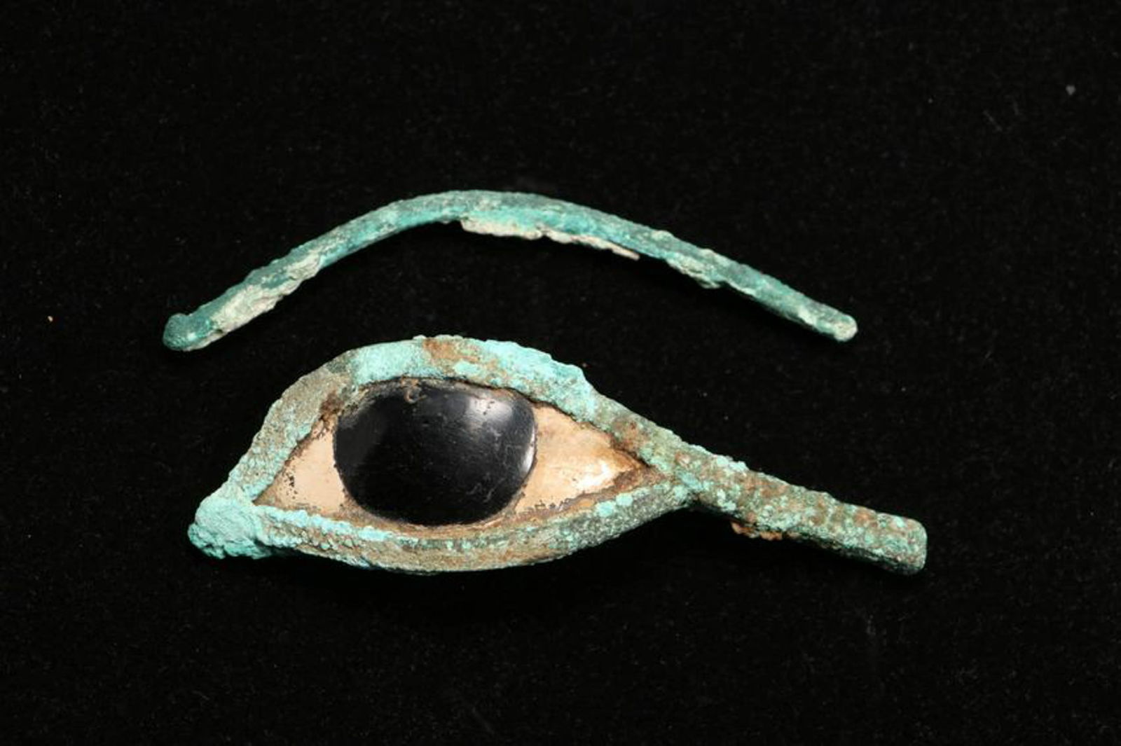 Ancient Egyptian Bronze Eye and Brow (1 of 3)