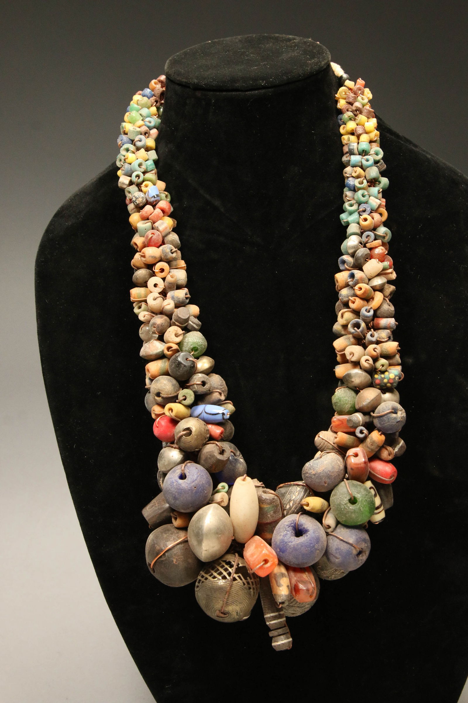 African Art Beaded Necklace (1 of 8)