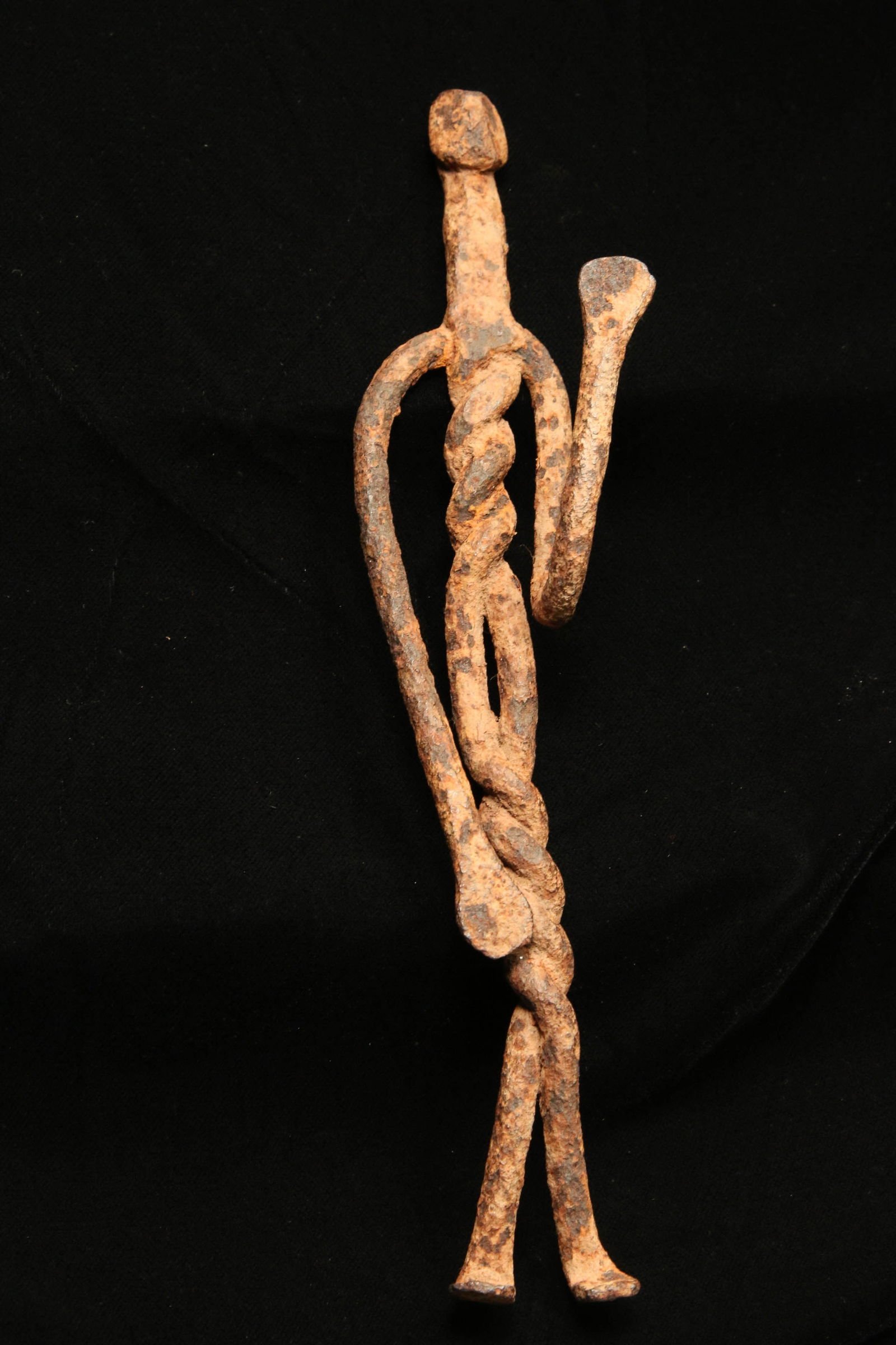 African Art Dogon Iron Figure (1 of 5)