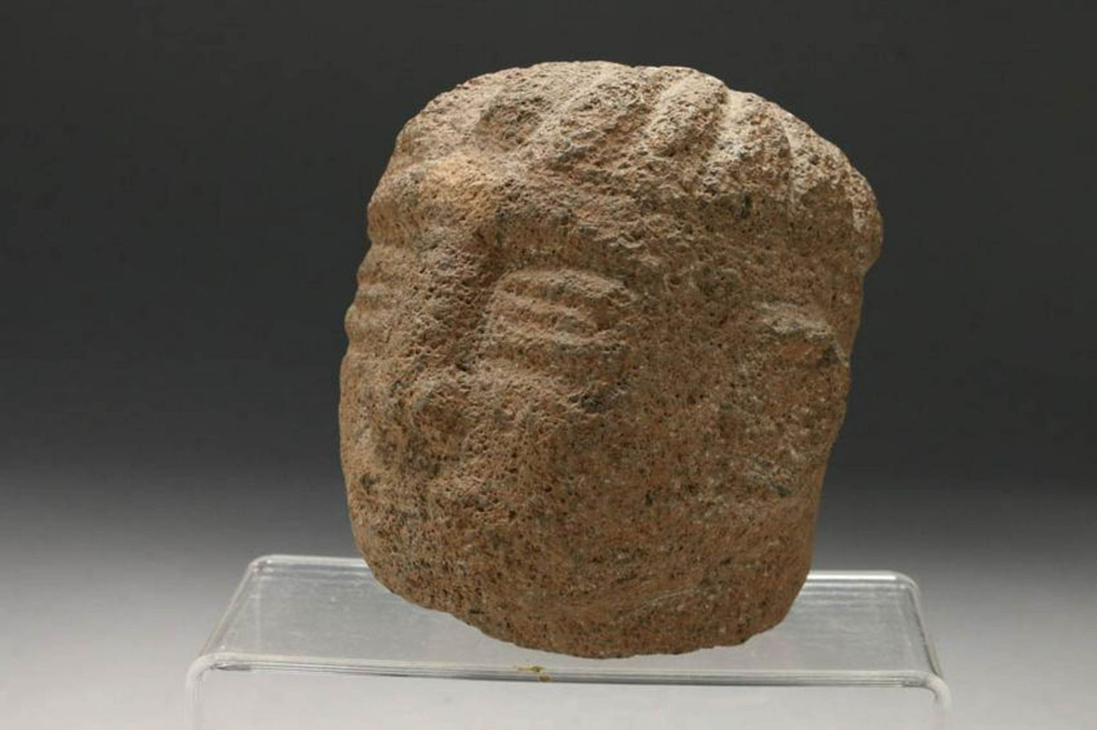 Pre-Columbian Stone Head (1 of 3)