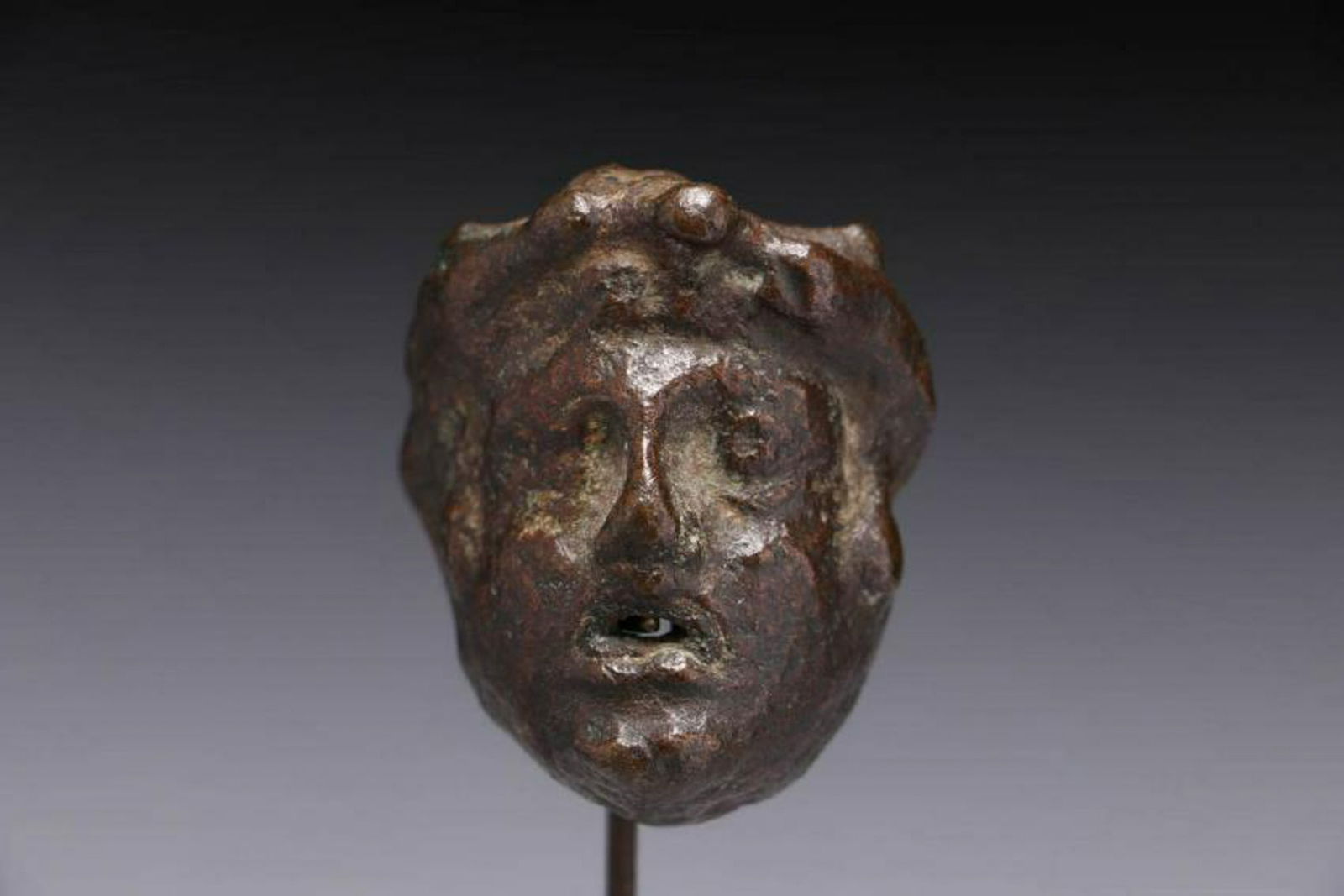 Roman Bronze Face Applique (1 of 3)