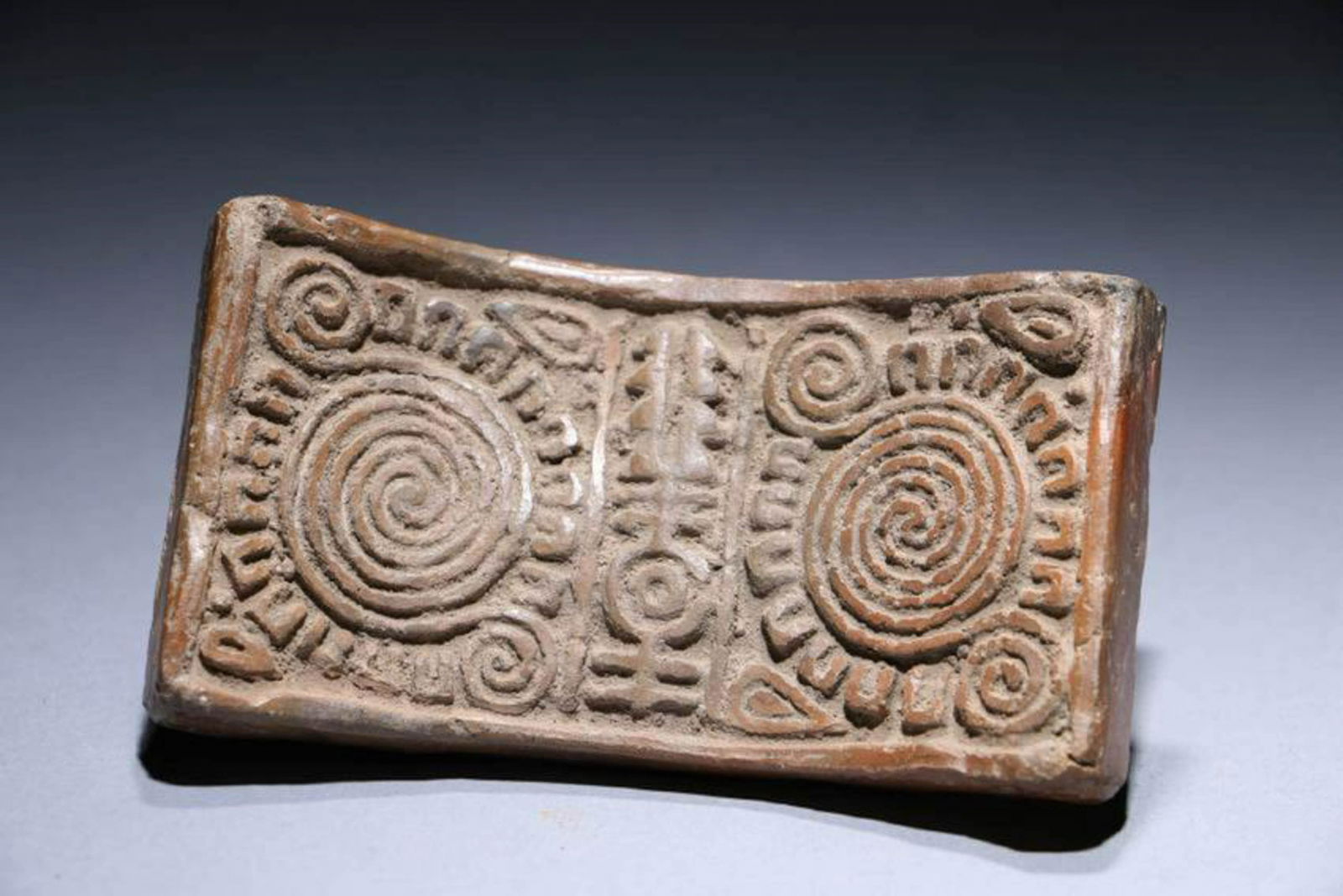 Pre-Columbian terracotta Stamp Seal (1 of 3)