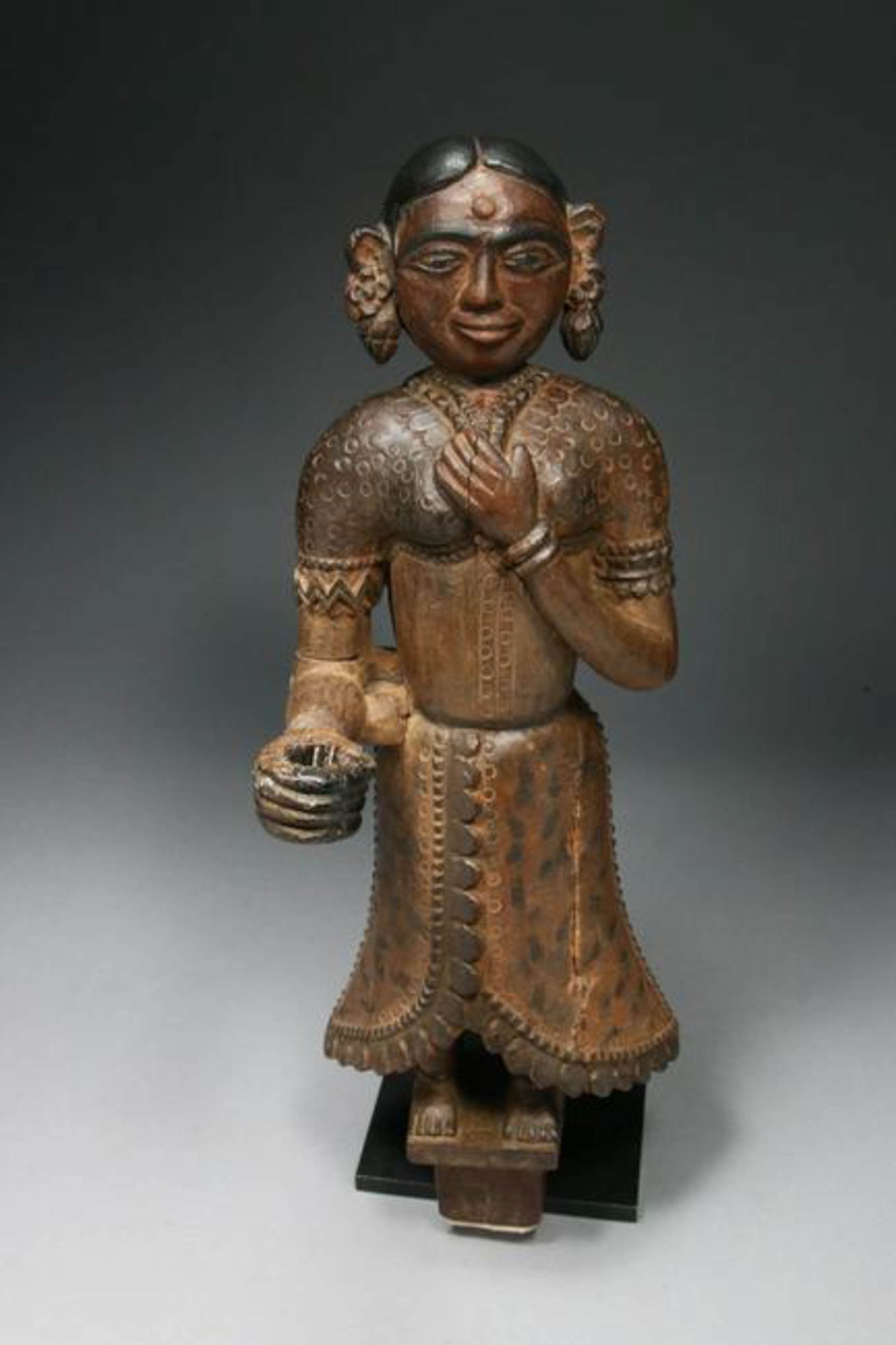 India Wood Statue (1 of 5)