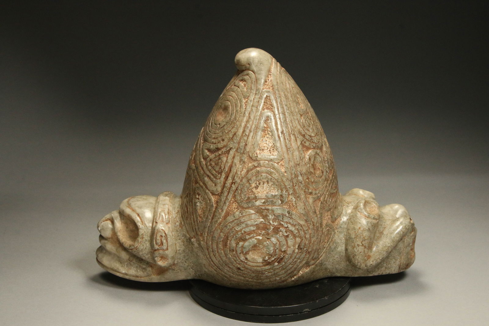 Pre-Columbian Taino Stone Zemi Figure, 3-Pointed Trigonolith (1 of 7)
