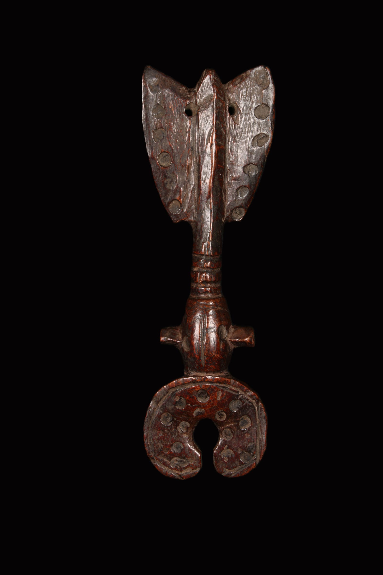 African Art Elephant Whistle - Cameroon (1 of 2)