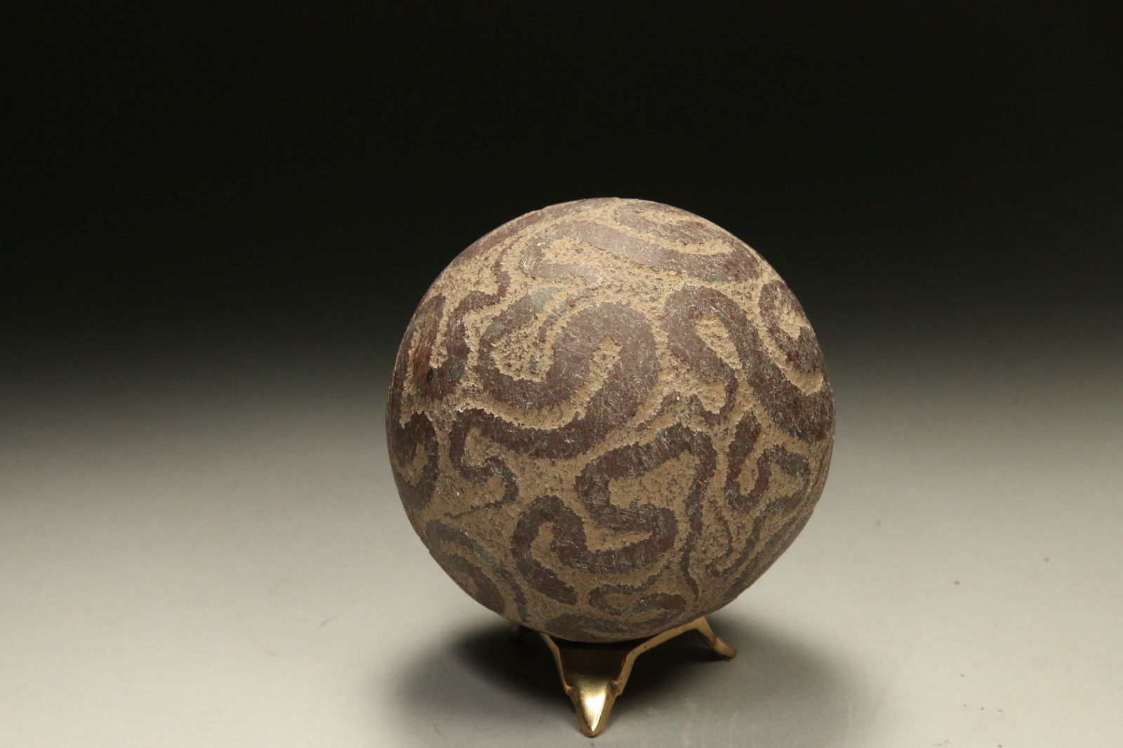 Pre-Columbian Stone Game Ball (1 of 6)
