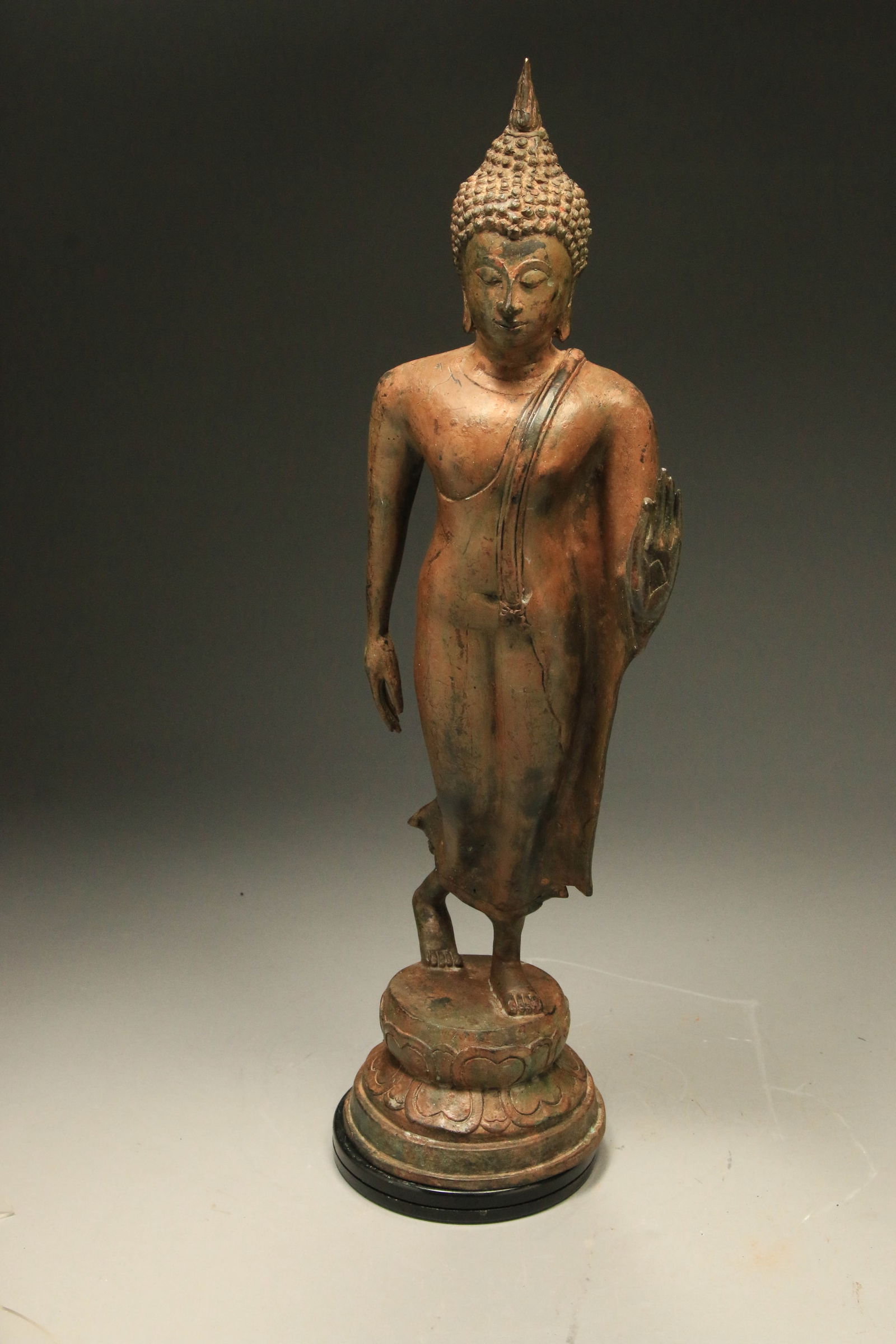 Bronze Sukothai/Ayutthaya Thai Buddha Statue (1 of 5)