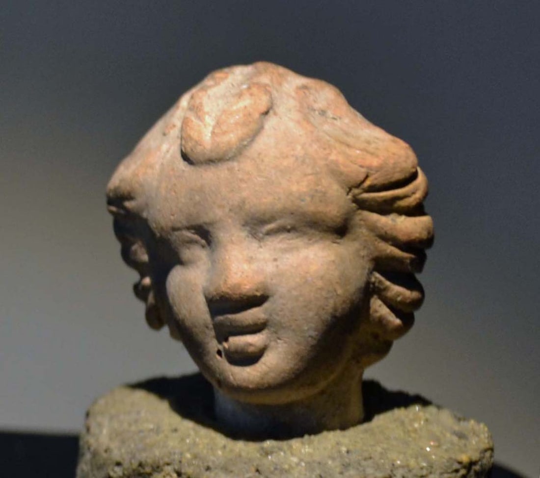Ancient Greek Terracotta Head (1 of 4)
