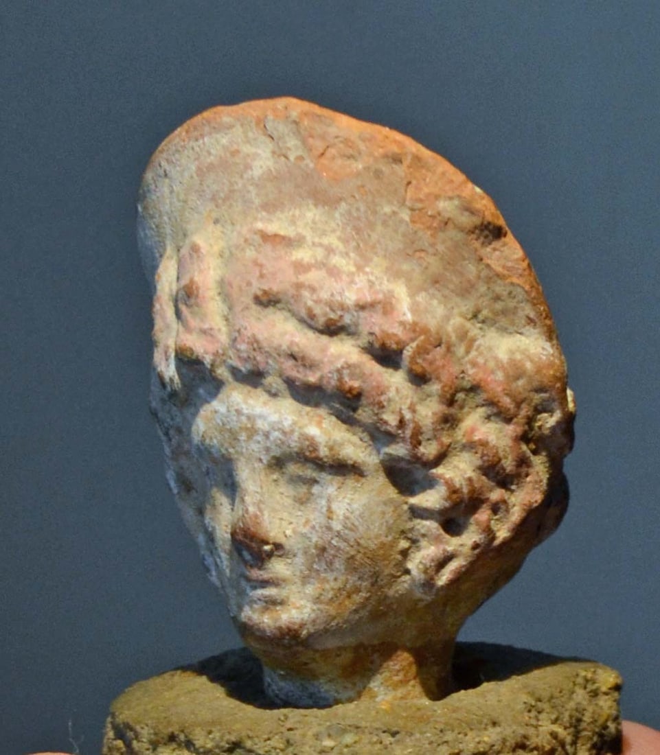 Ancient Greek Terracotta Head (1 of 4)