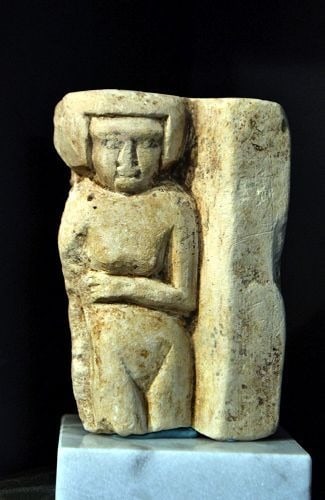 ANCIENT EGYPTIAN Limestone of a Concubine (1 of 2)