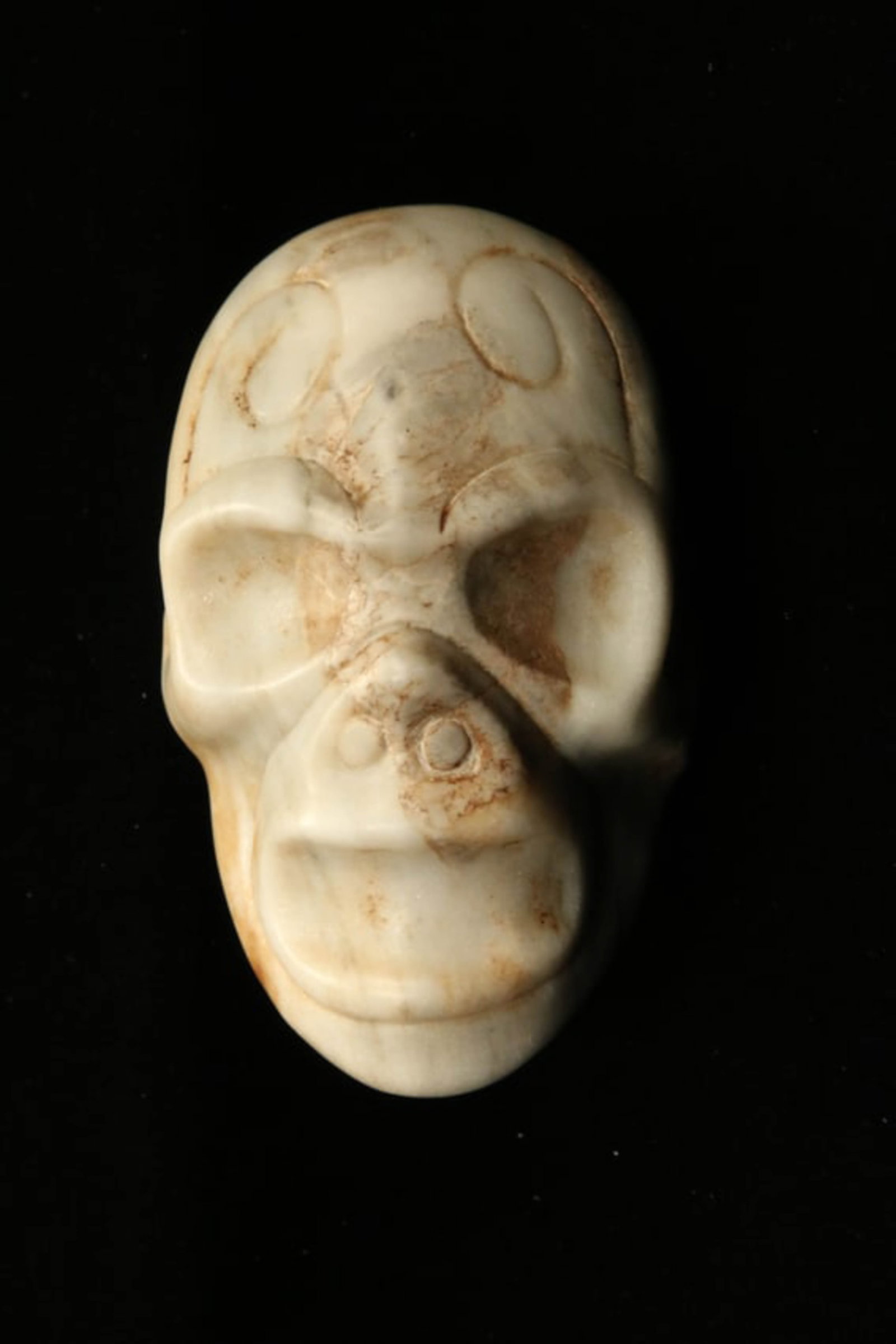 Pre-Columbian Taino Stone Skull (1 of 4)