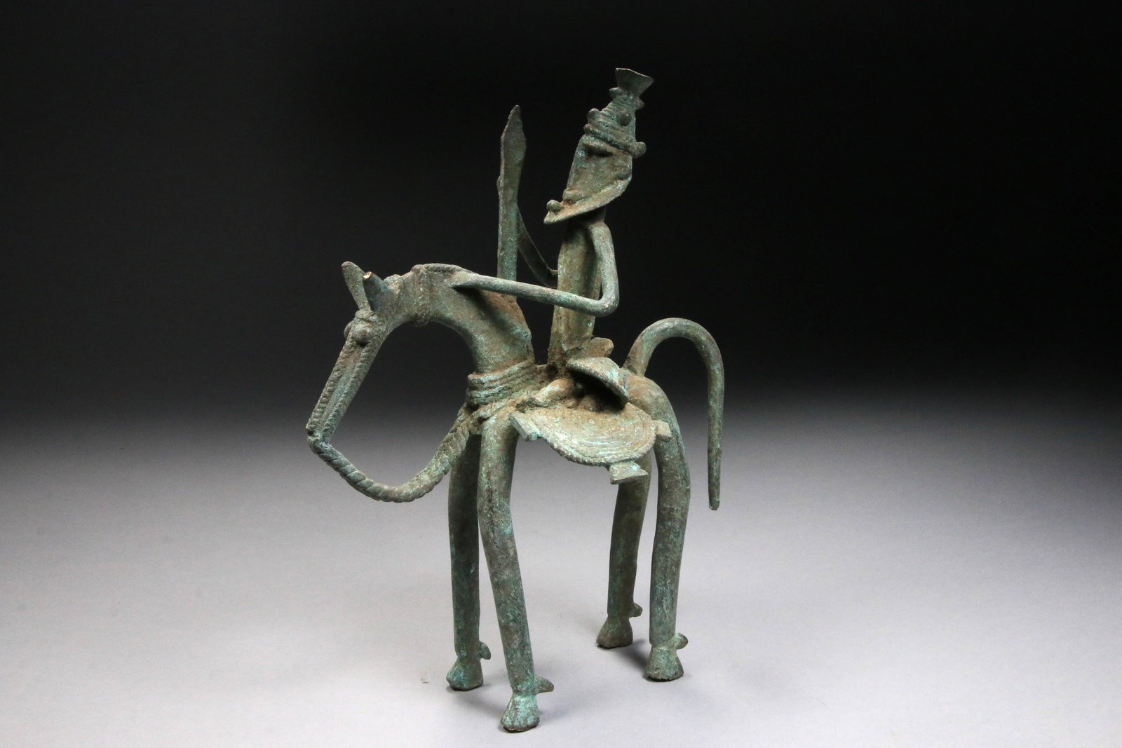 African Art Dogon Bronze Figure (1 of 6)