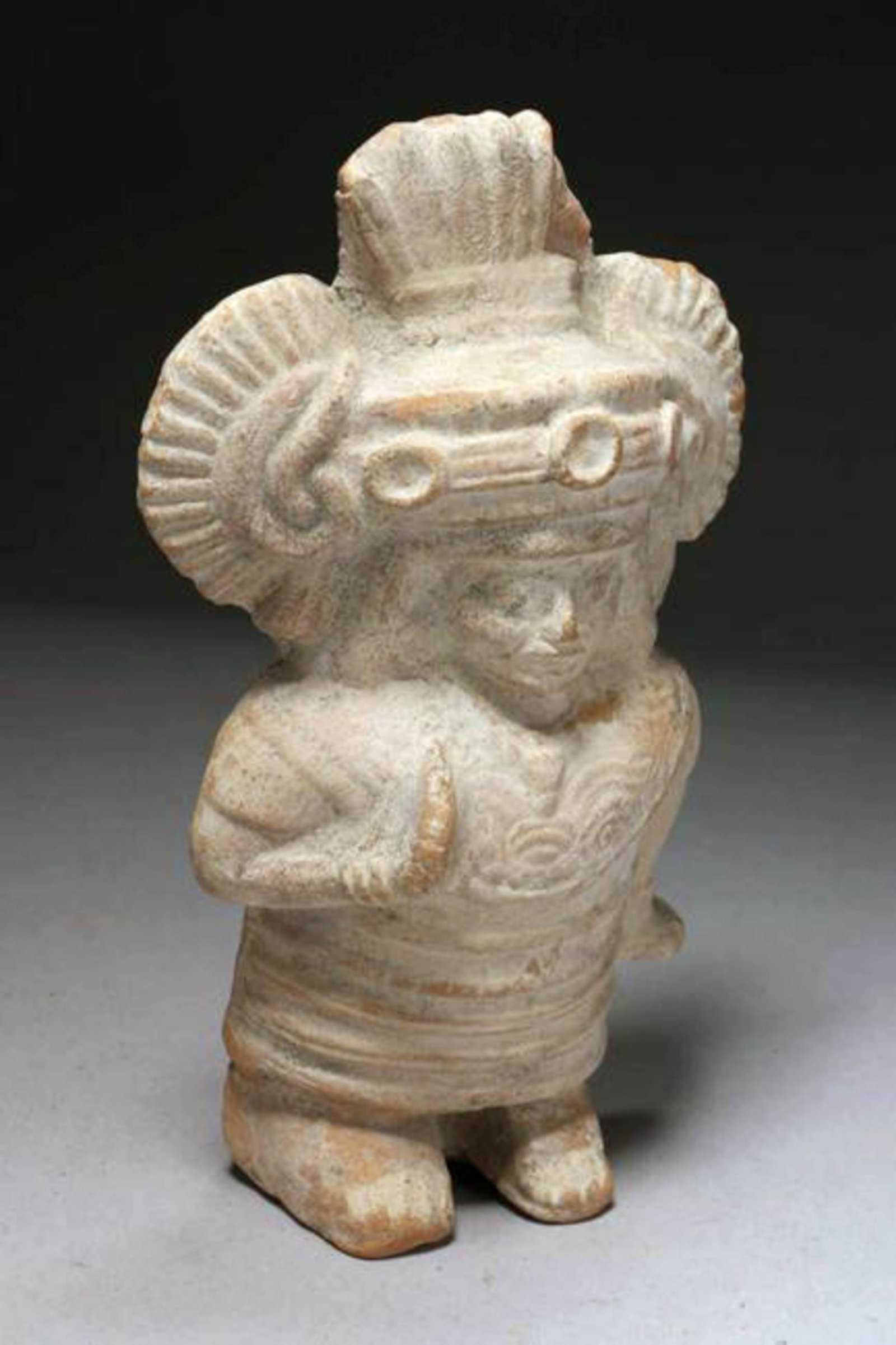 Pre-Columbian Mayan Rattle Figure (1 of 5)