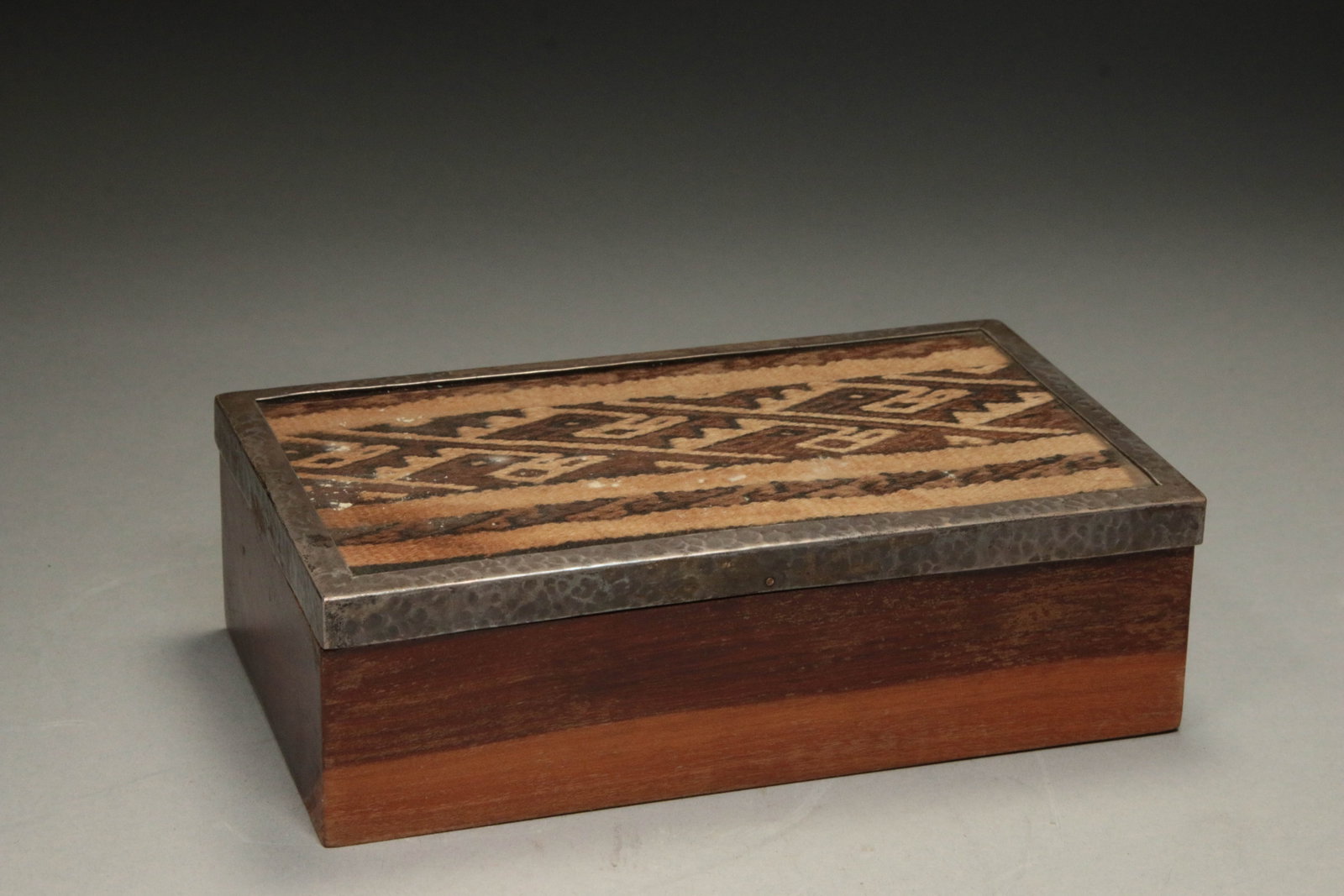 Pre-Columbian Textile w/Wood Box (1 of 4)