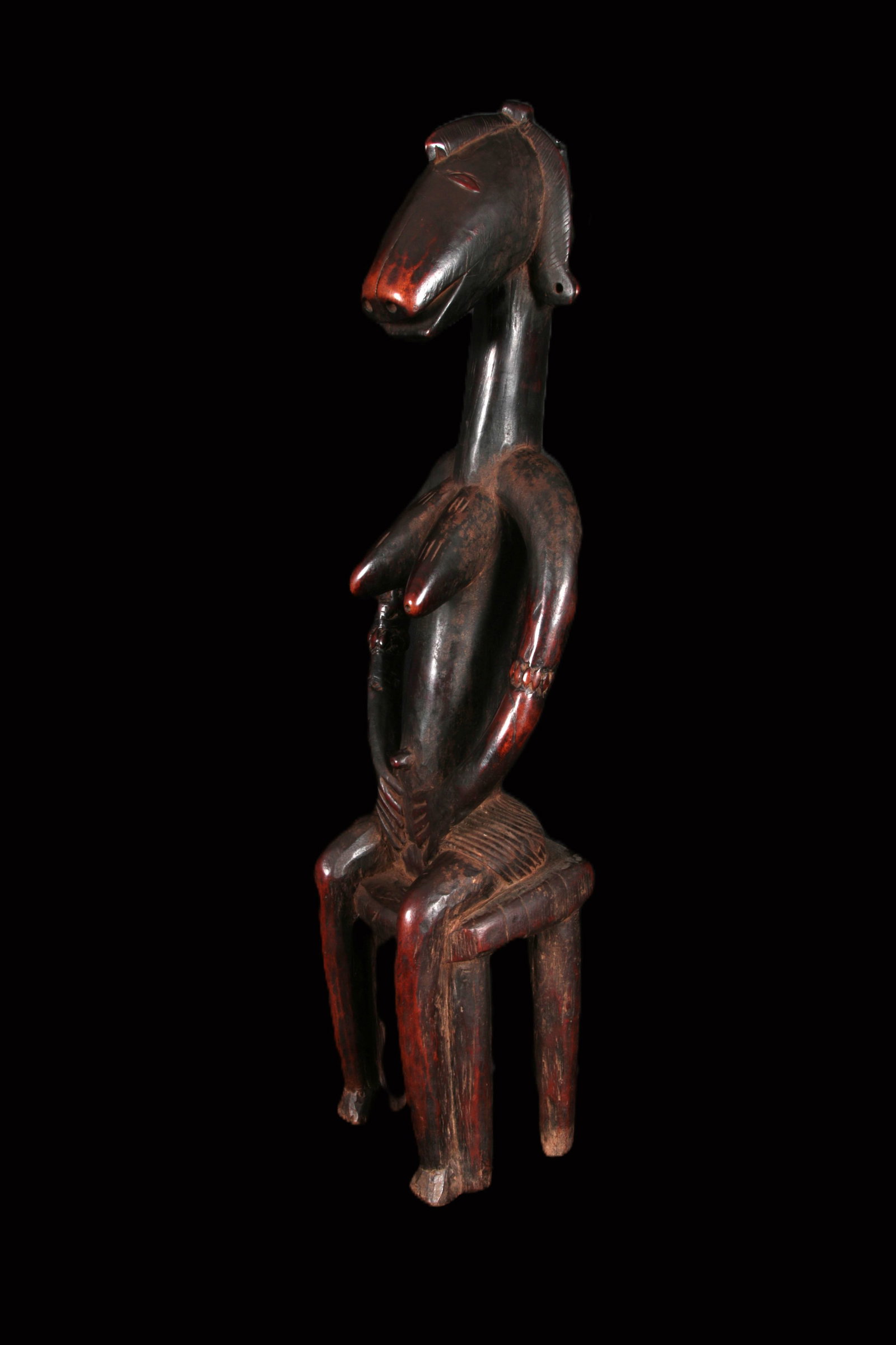 African Art Senufo Seated Figure (1 of 6)