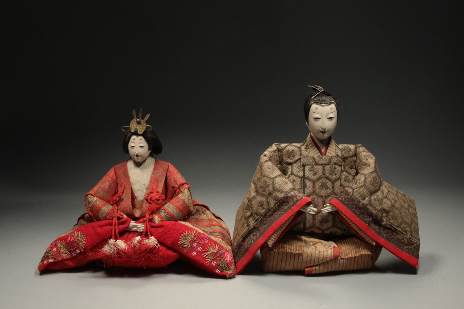 Japanese Hina Dolls - Lot pf Two (1 of 4)
