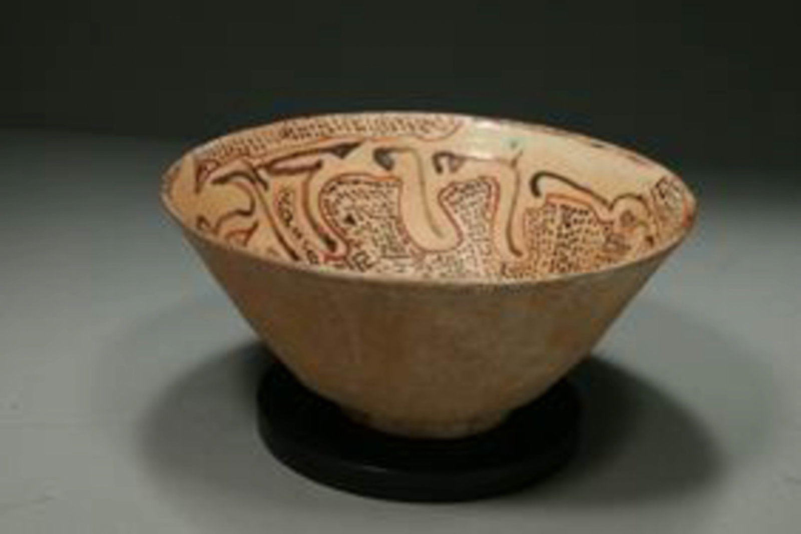 Antique Persian Bowl with Kufic script (1 of 6)