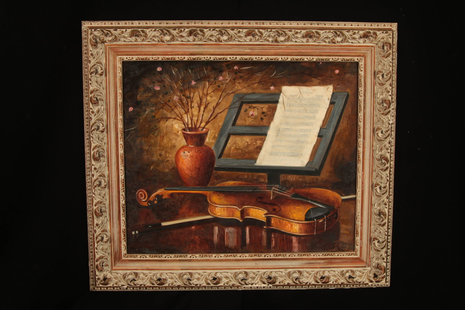 Oil on Canvas Still Life - Attributed to O. Pilenyi (1 of 4)