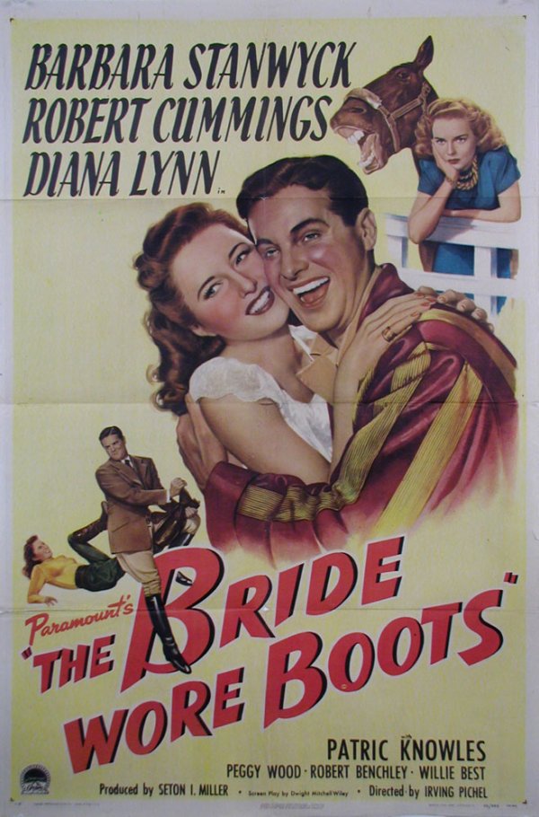 BRIDE WORE BOOTS BARBARA STANWYCK ROBERT CUMMINGS