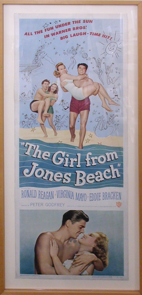 GIRL FROM JONES BEACH RONALD REAGAN VIRGINIA MAYO